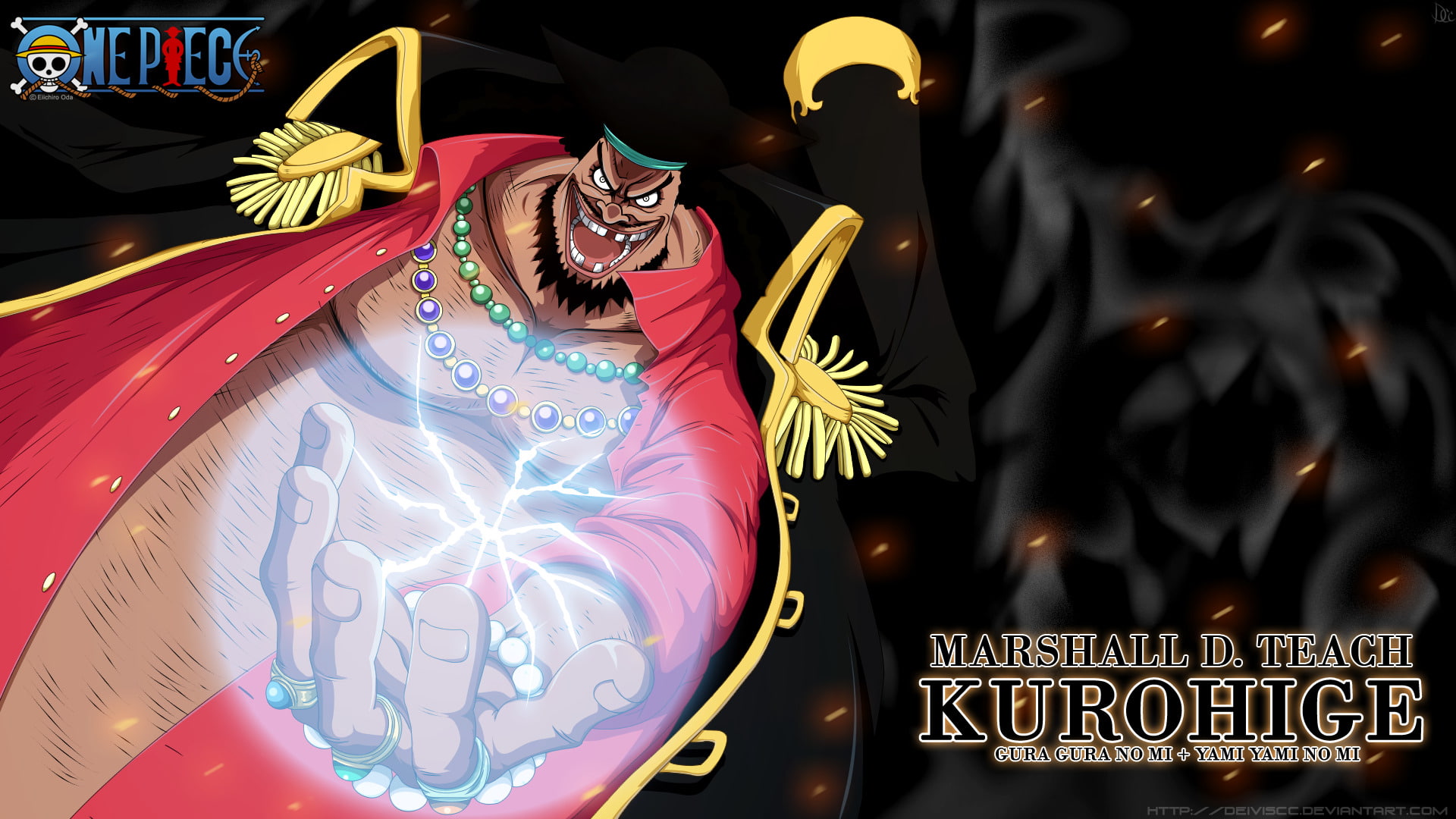 Anime, One Piece, 1080P, Marshall D. Teach, HD Wallpaper
