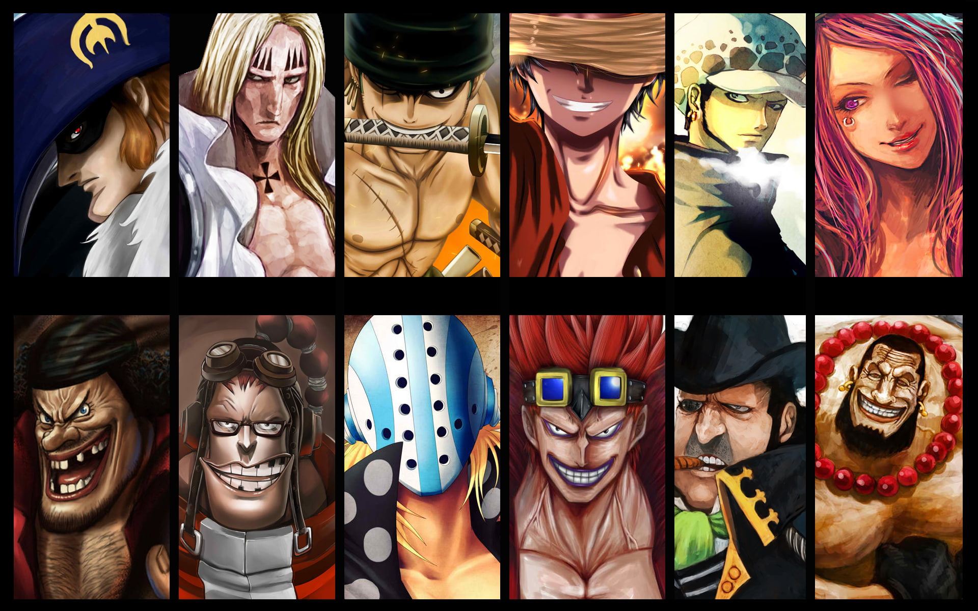 people, religion, Monkey D. Luffy, variation, young adult, spirituality, Trafalgar Law, choice, creativity, 1080P, art and craft, close-up, female likeness, HD Wallpaper