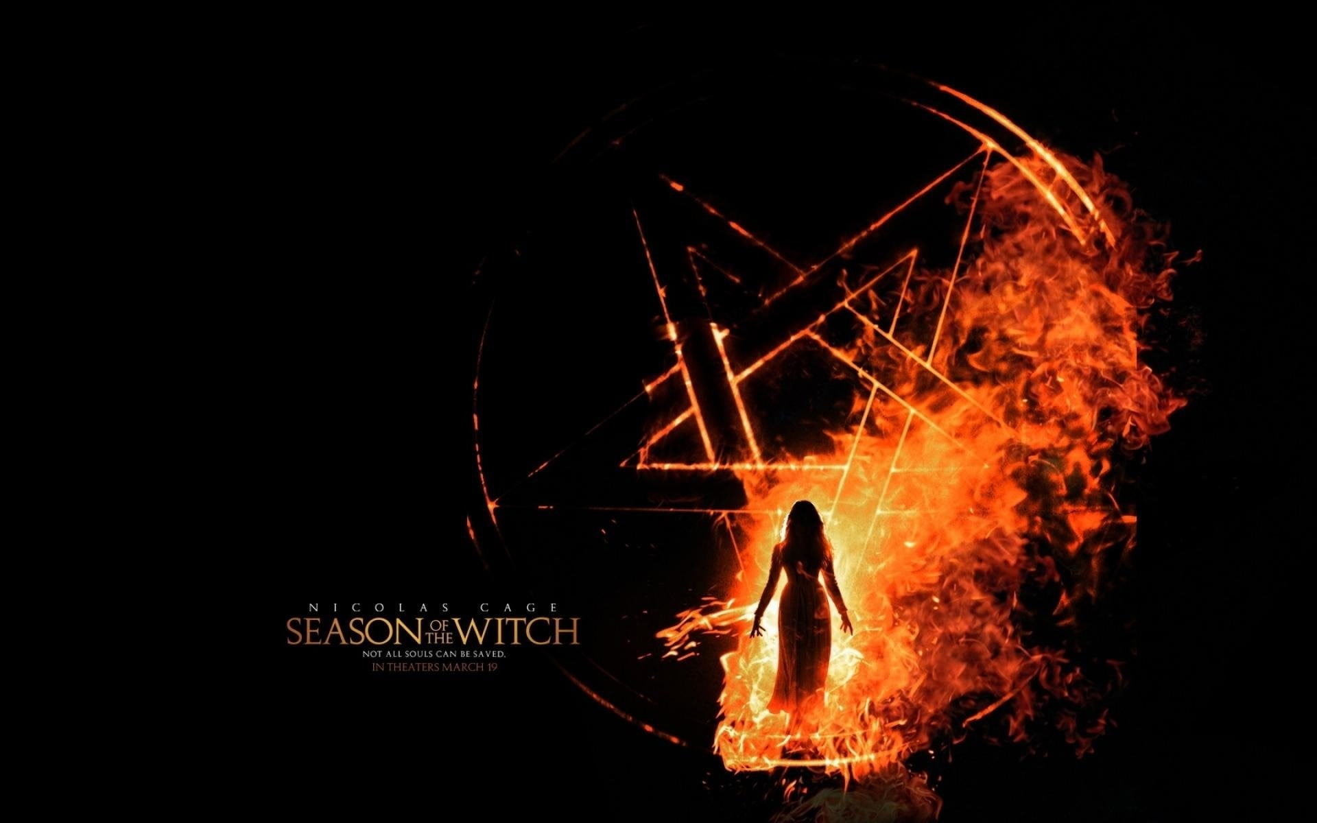 Season Of The Witch, Pentagram, Movie, 1080P, Fire, HD Wallpaper