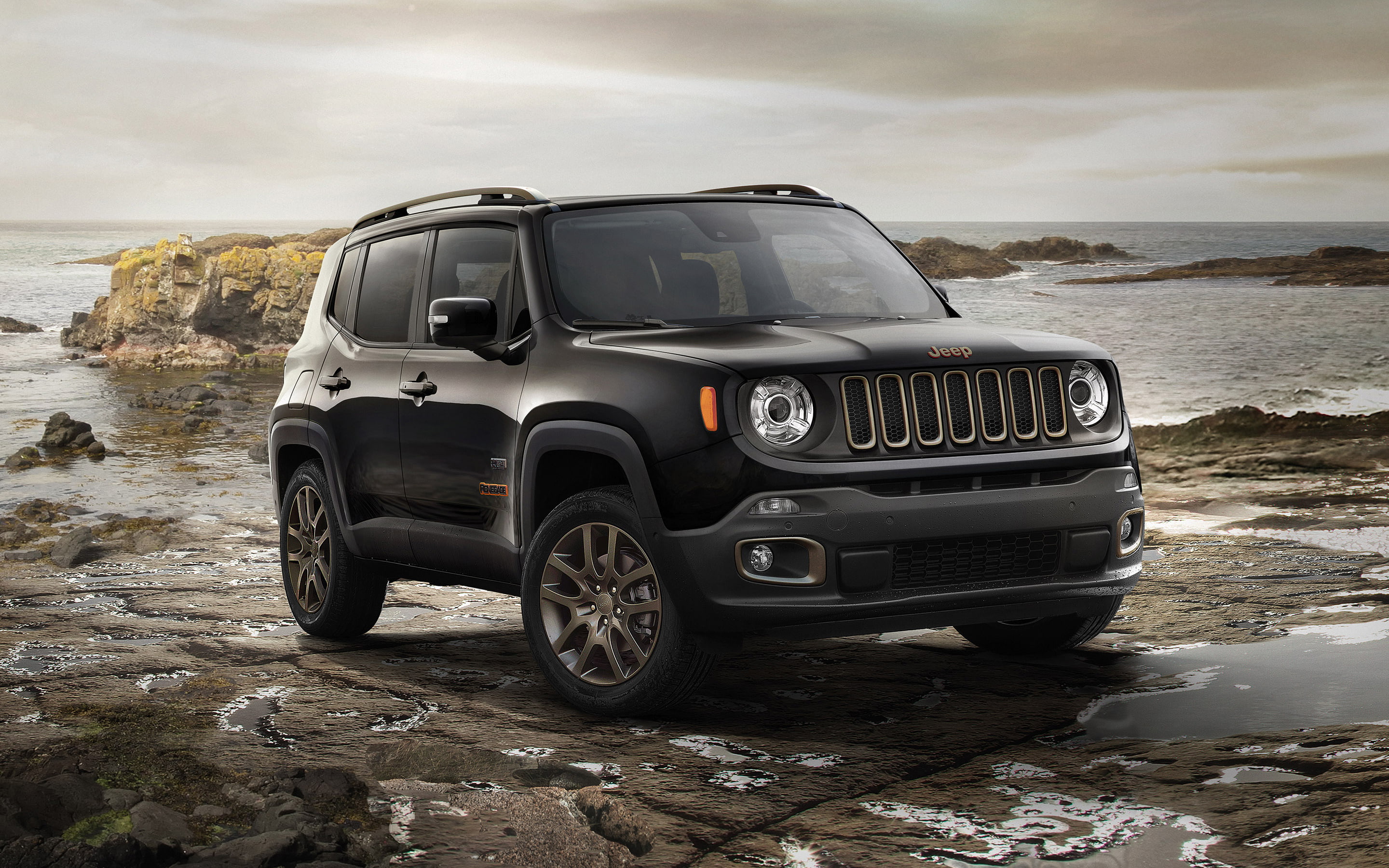Anniversary, land, environment, landscape, nature, cloud - sky, Jeep, scenics - nature, sports utility vehicle, water, Model, motor vehicle, outdoors, 75th, HD Wallpaper