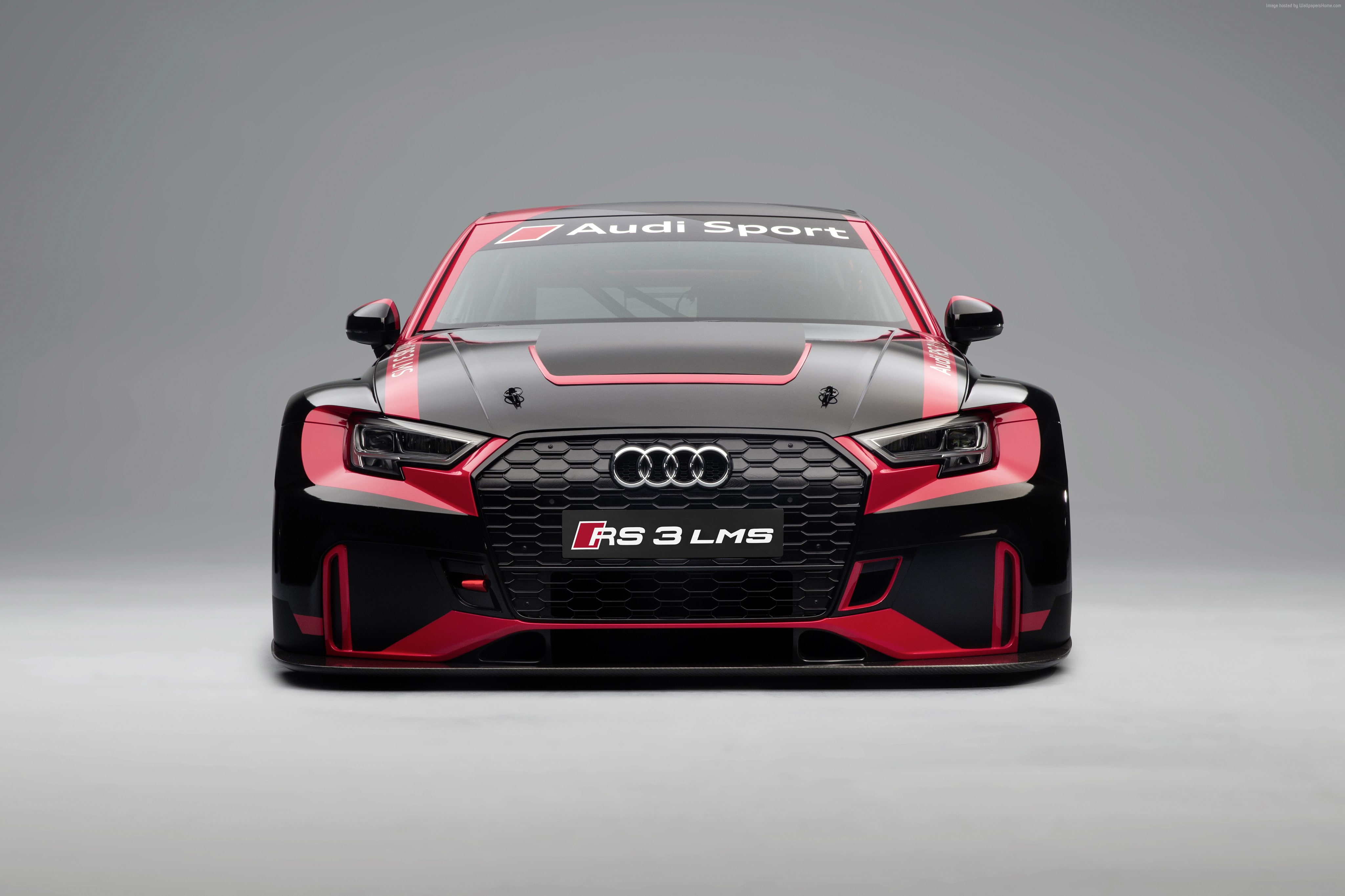 car, no people, retro styled, toy, Audi RS 3 LMS, mode of transportation, gray, studio shot, number, 4K, still life, motor vehicle, sports car, indoors, HD Wallpaper