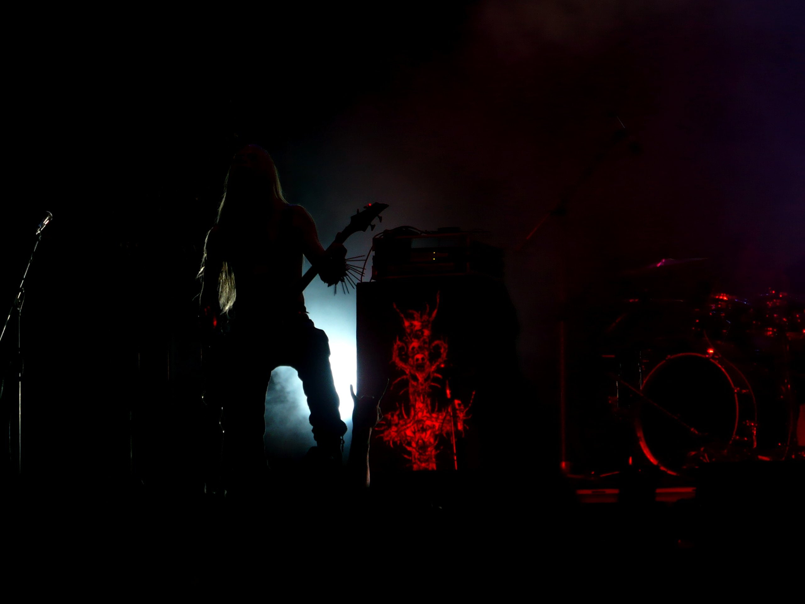 metal, dark, concert, guitar, tsjuder, blask, heavy, 2K, HD Wallpaper