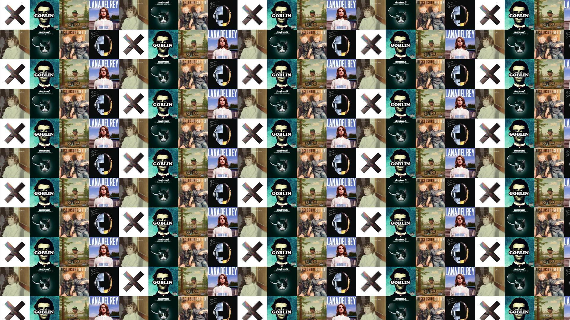 deadmau5, tiles, del, lana, collage, daft, the xx, disclosure, 1080P, daughter, tyler, punk, tile, rey, creator, HD Wallpaper