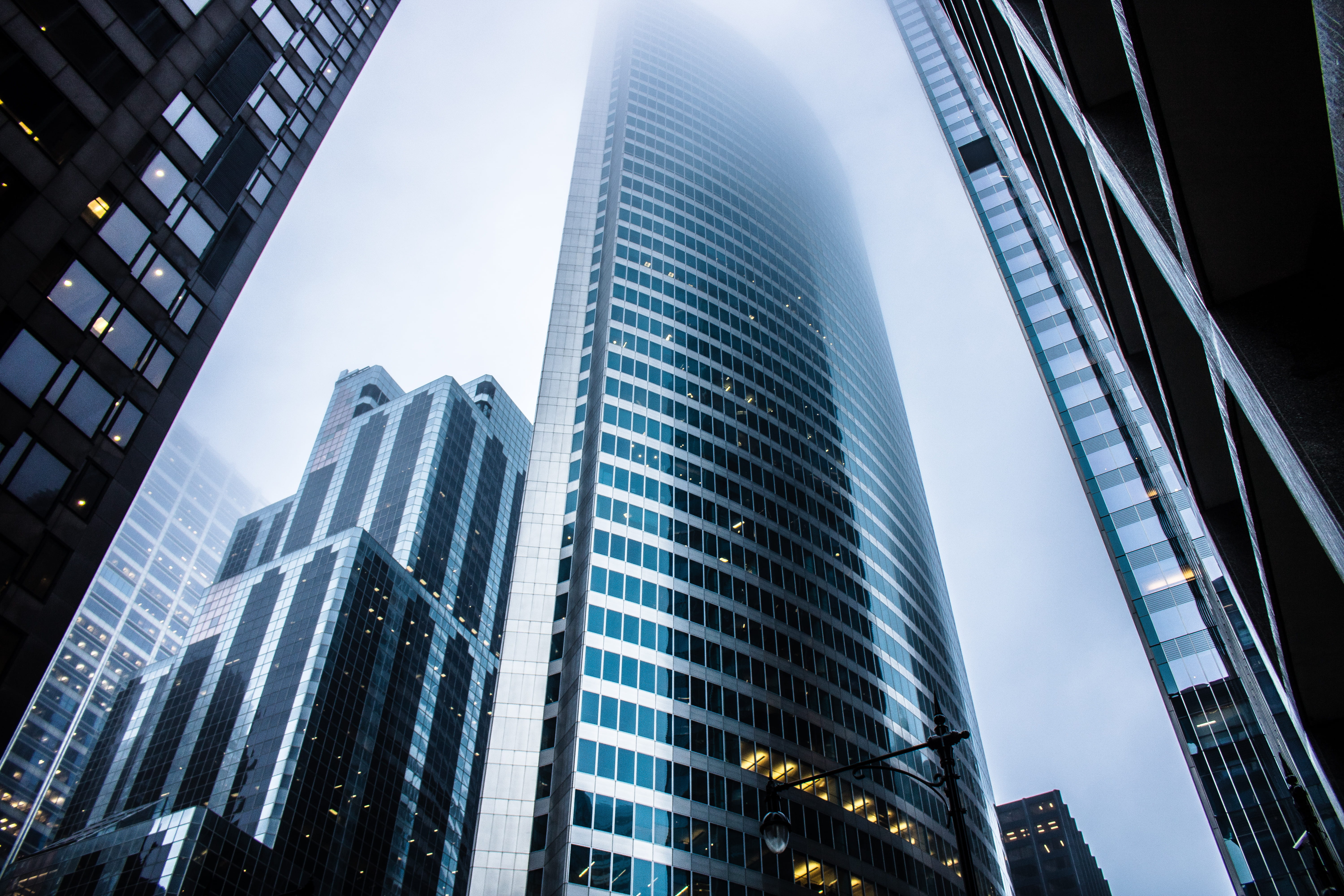 business, residential district, tallest, modern, glass items, finance, alloy, architectural design, office, reflection, building exterior, city life, downtown, HD Wallpaper