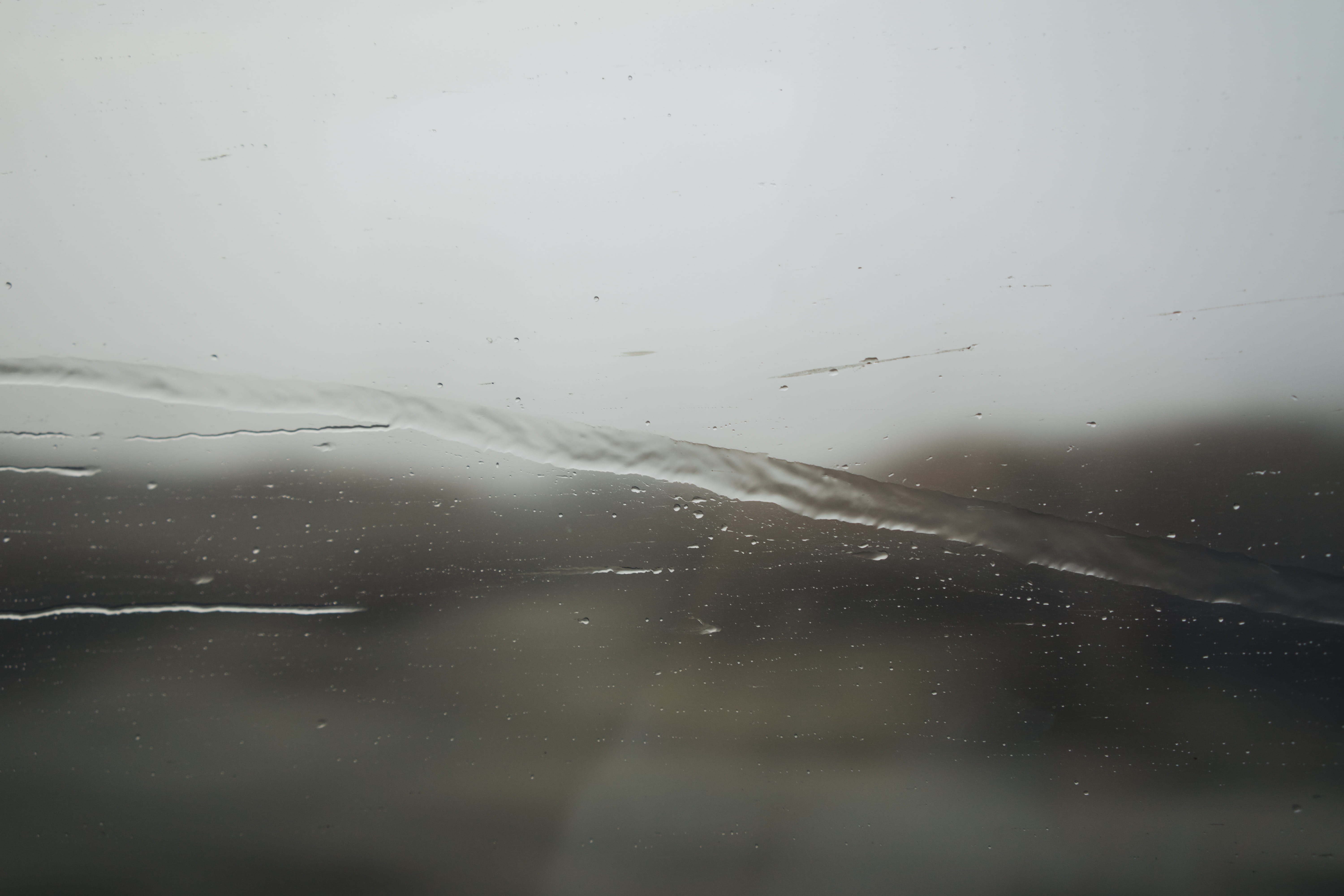 drop, no people, full frame, beauty in nature, window, travel, fog, close-up, nature, foggy, motion, glass - material, scenics - nature, transparent, train, HD Wallpaper