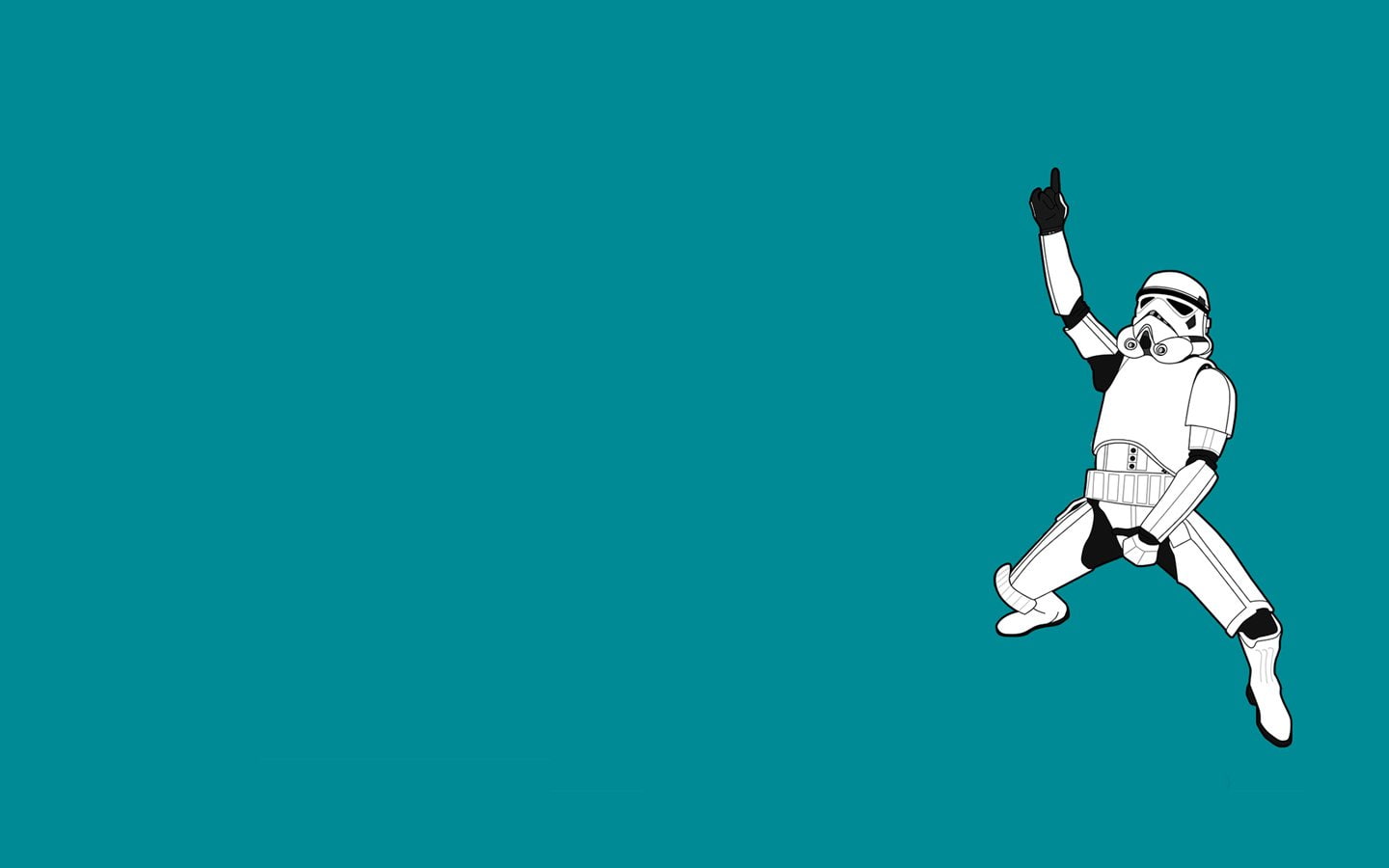 threadless, funny, 720P, background, dance, wars, star, simple, stormtroopers, HD Wallpaper