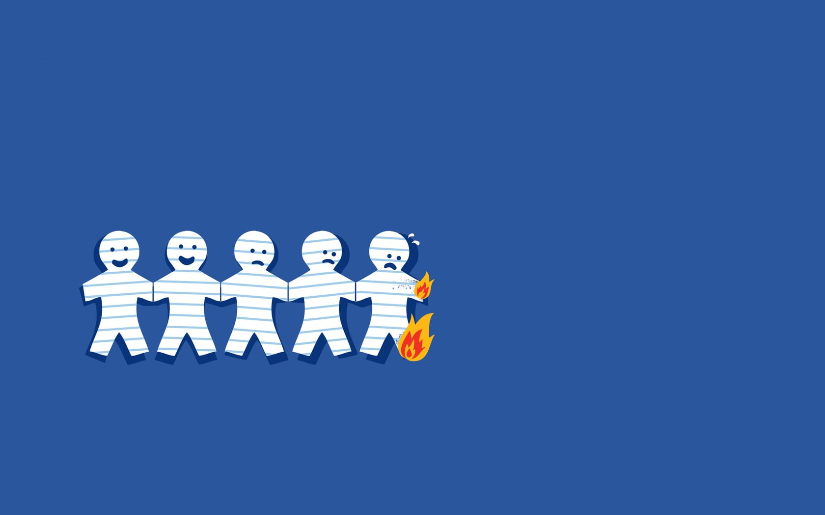 threadless, 720P, paper, vectors, fire, HD Wallpaper