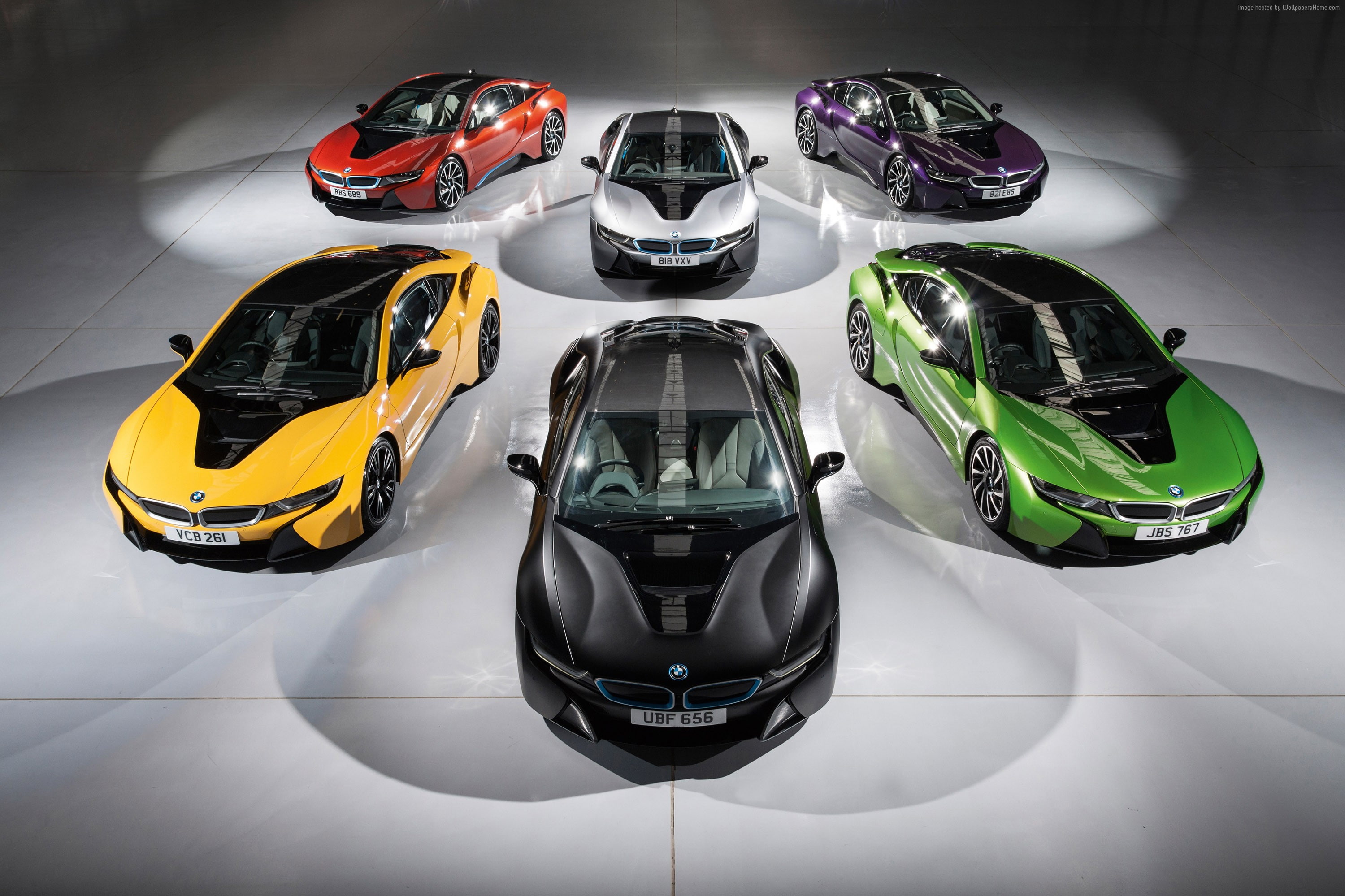 individual color collection, 2K, Bmw i8, supercar, HD Wallpaper