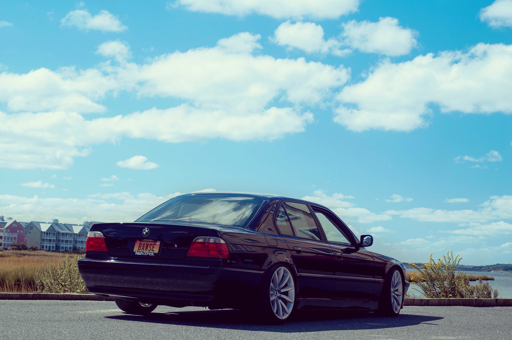 road, 1080P, e38, BMW, 750il, classic, Boomer, HD Wallpaper