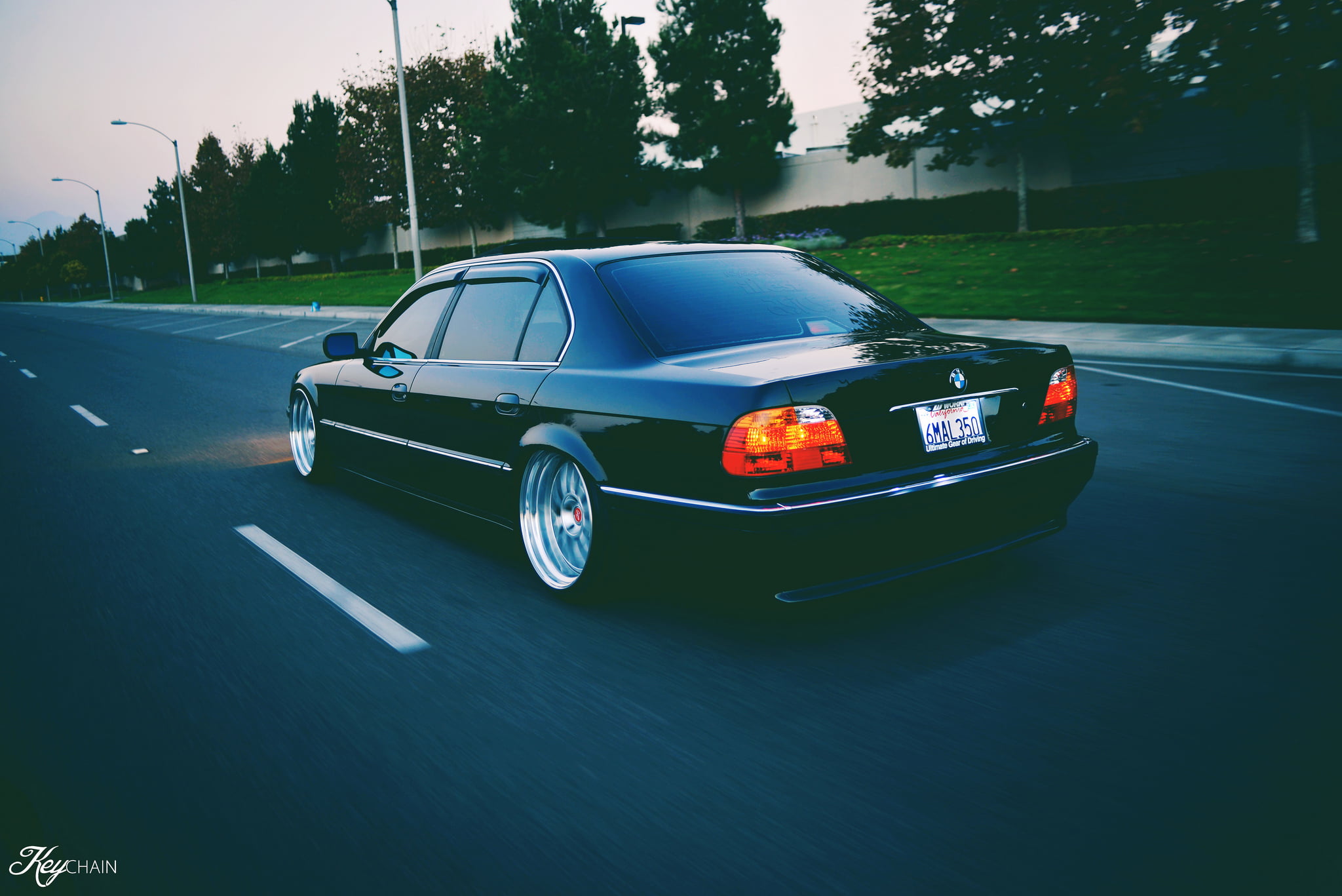 driving, uSA, sedan, mode of transportation, luxury, bmw e38, on the move, day, moving, speed, car, black, modern, motor vehicle, retro Styled, street, HD Wallpaper