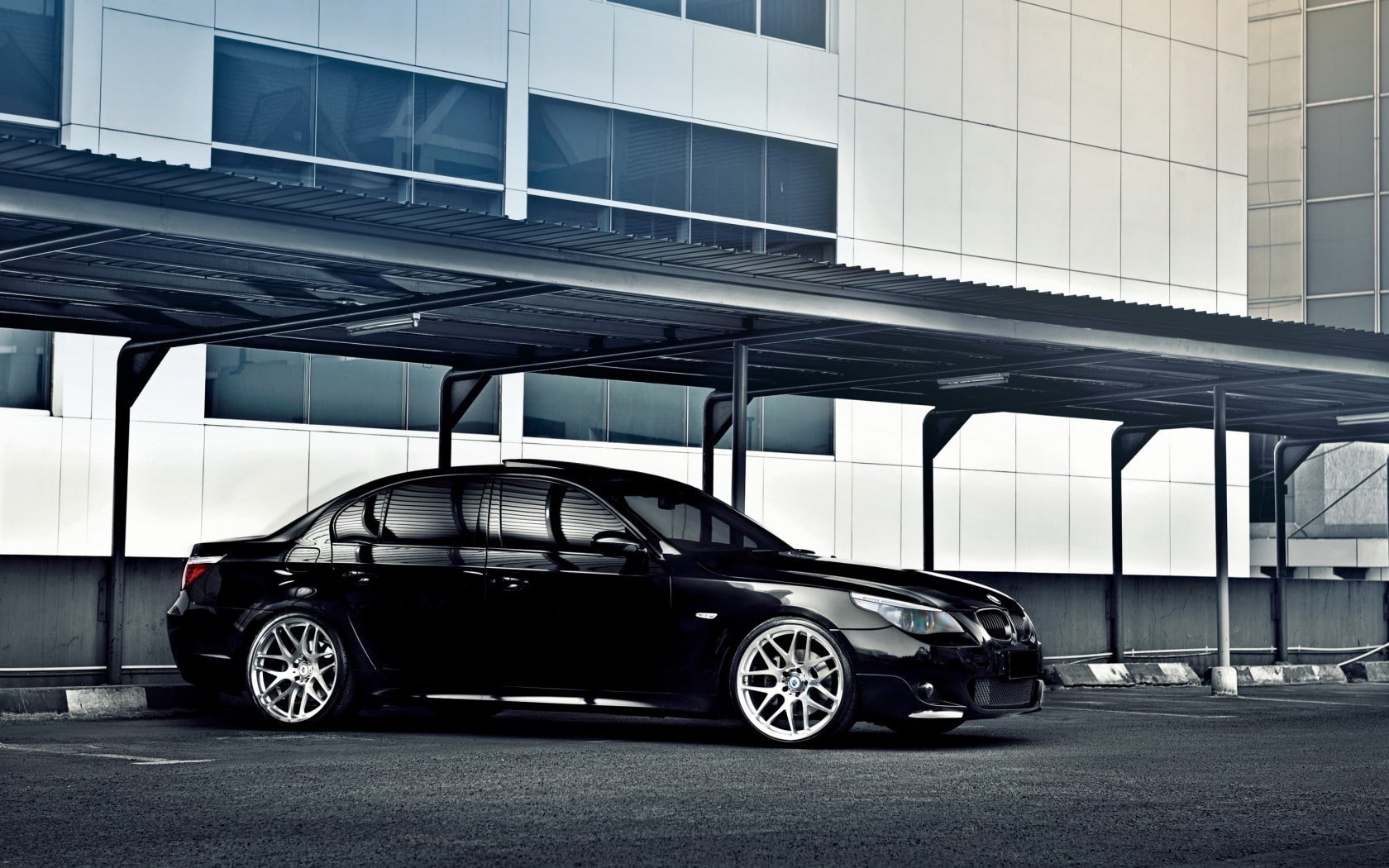 sedan, hd, bmw, 720P, 5, series, cars, black, HD Wallpaper