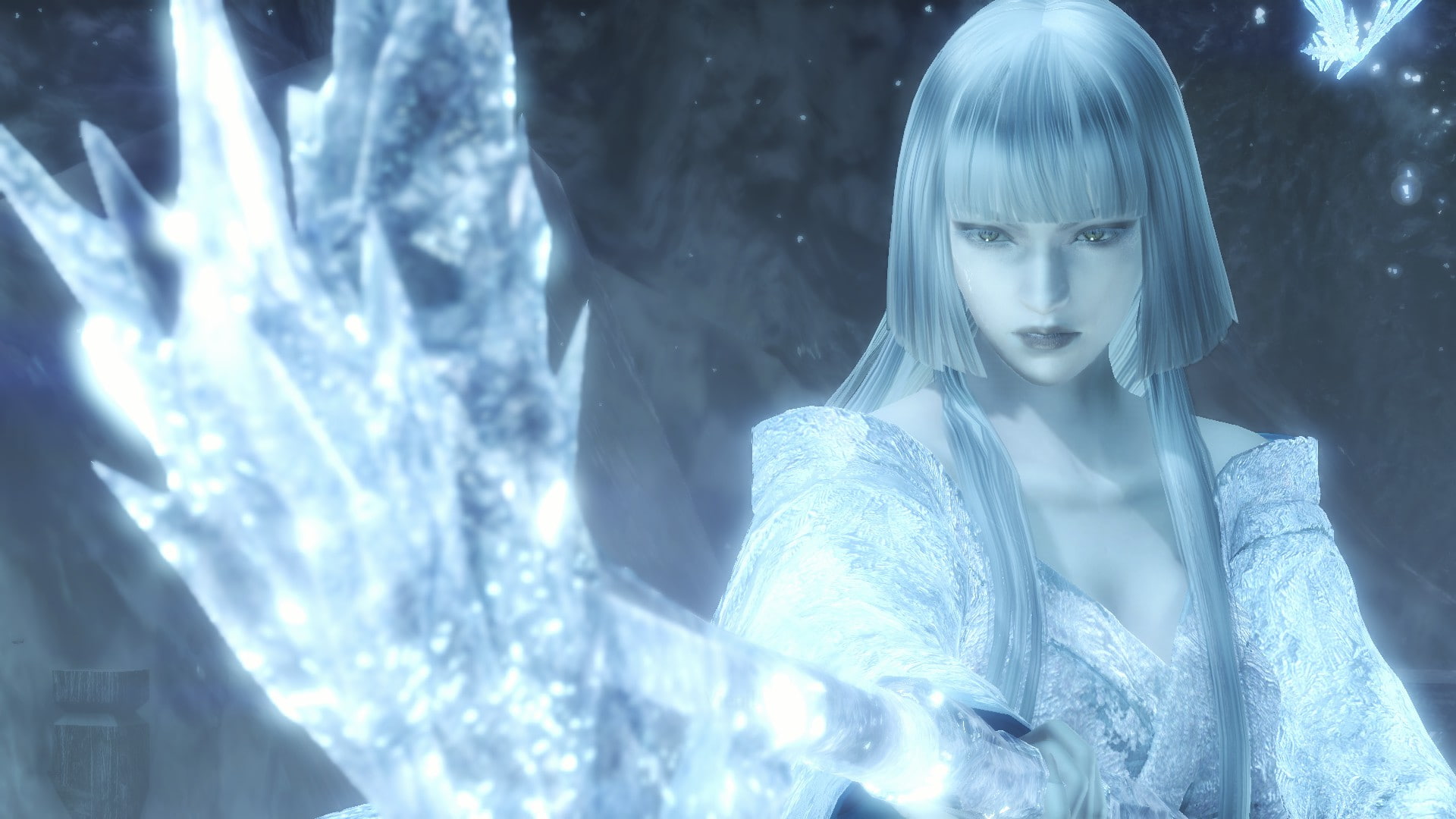 nature, video games, cold temperature, Asian, nioh, day, front view, human representation, winter, Lady Boss, portrait, young adult, women, ice, 1080P, HD Wallpaper