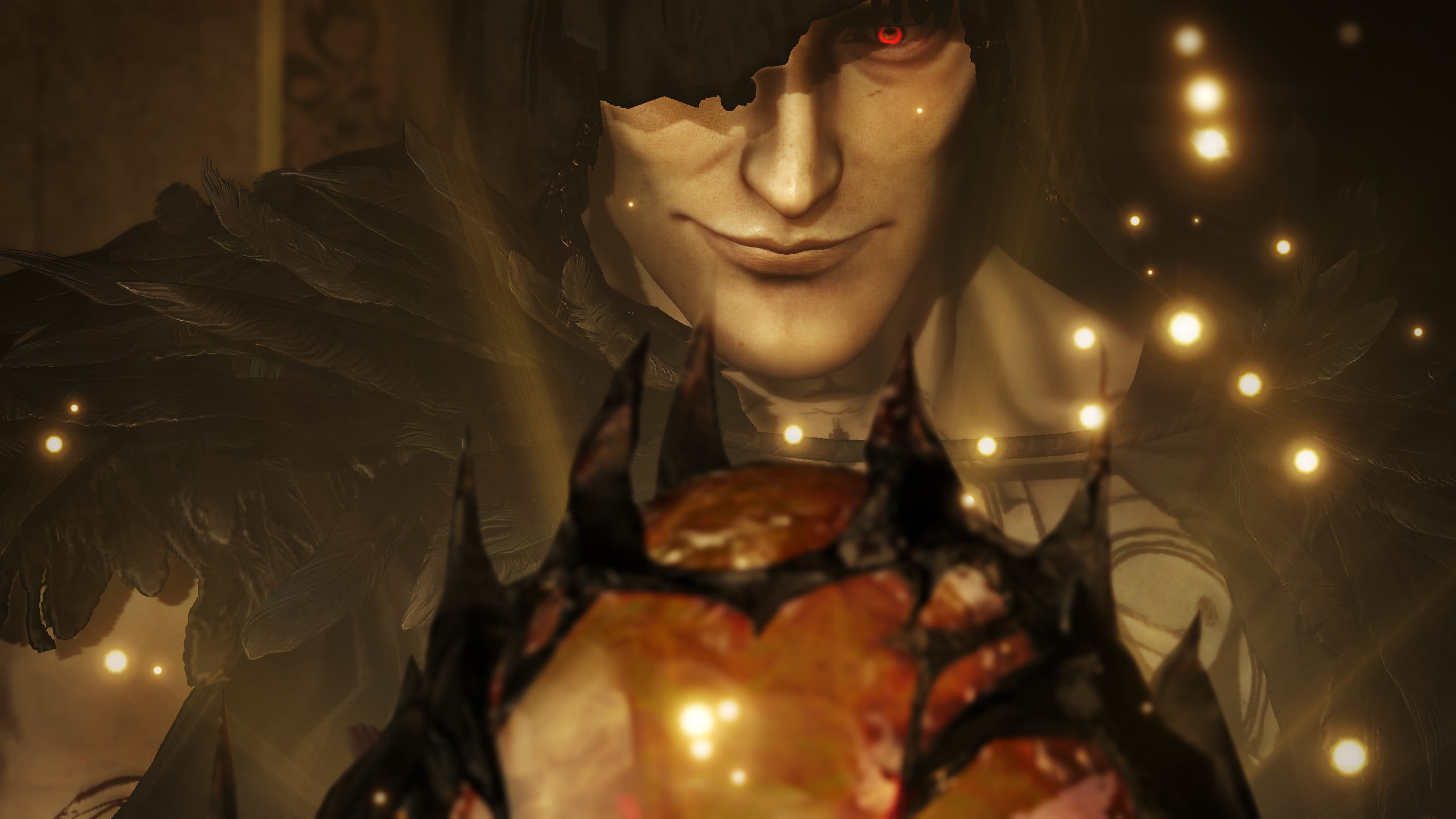 2K, nioh, lifestyles, illuminated, human representation, young adult, holding, video games, one person, women, representation, young women, indoors, religion, HD Wallpaper