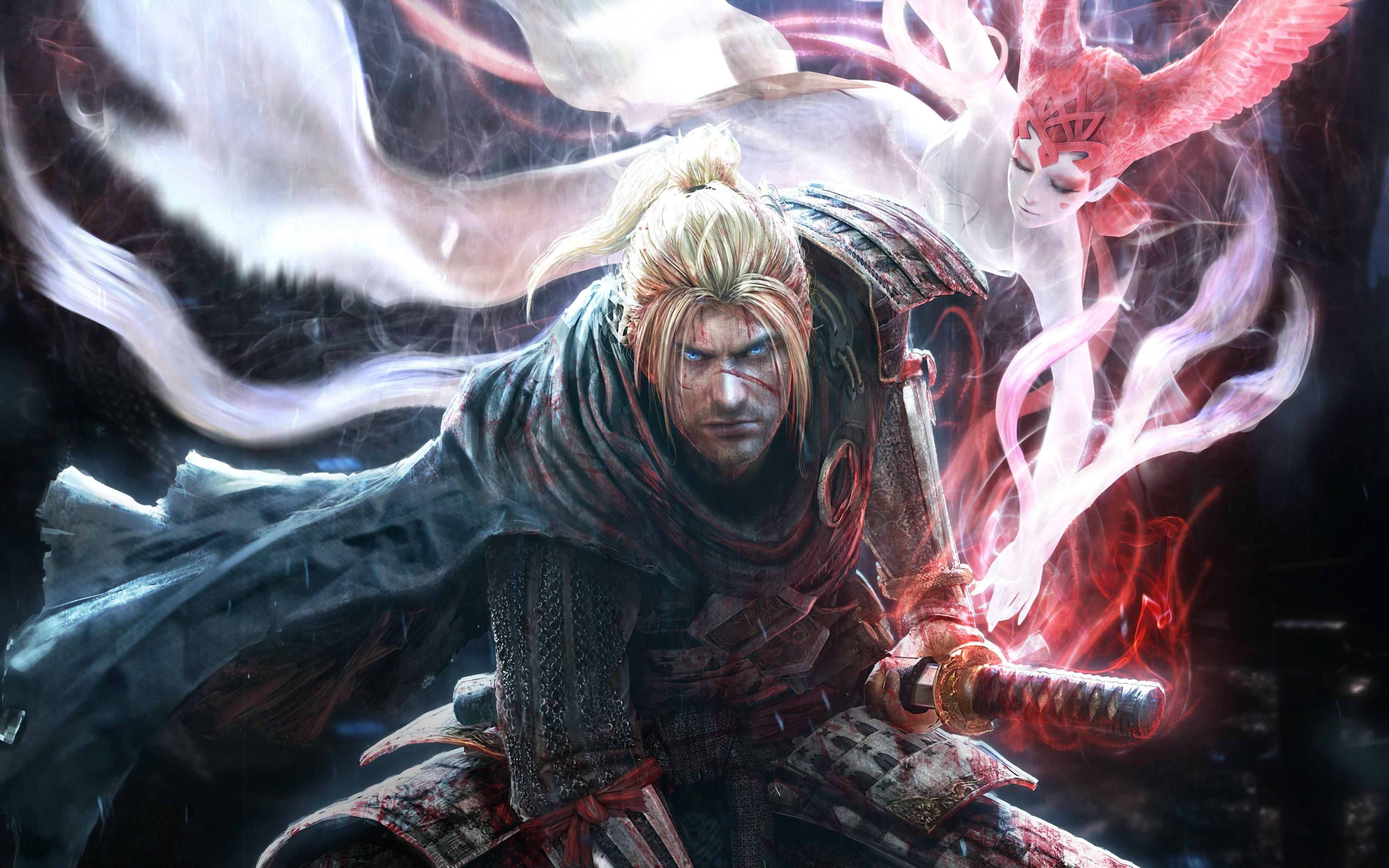 nioh, Games, soul, 4K, warrior, armored, HD Wallpaper