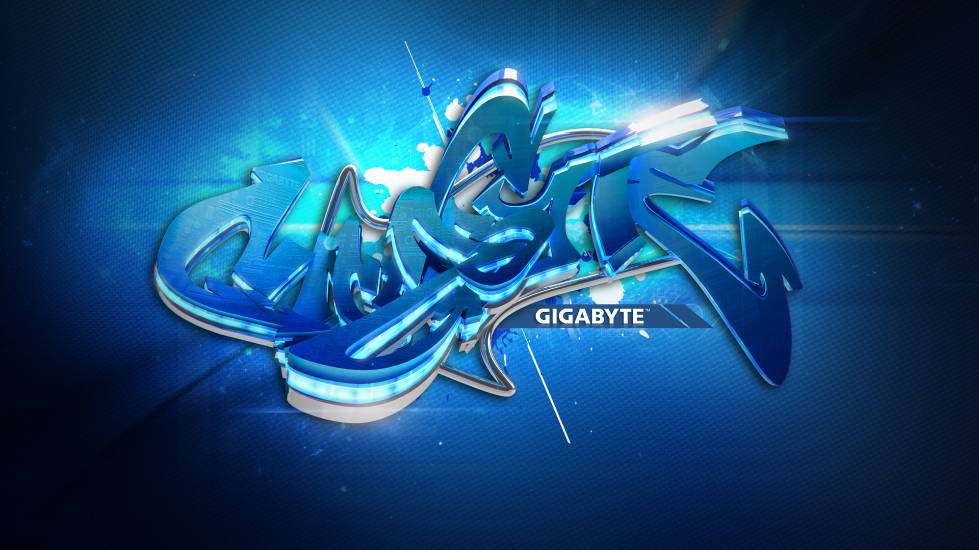 Gigabyte, 1080P, style, graffiti, HD Wallpaper