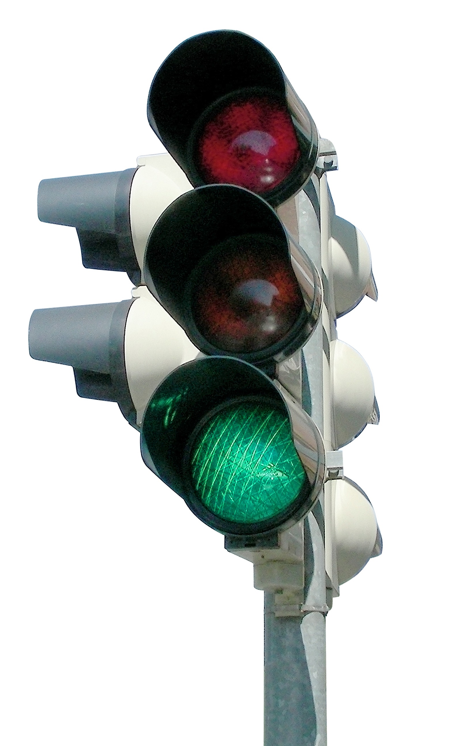 traffic, lights, 2K, illuminated, beacon, guidance, close-up, transportation, street, traffic lights, sky, road, white background, communication, technology, Phone HD Wallpaper