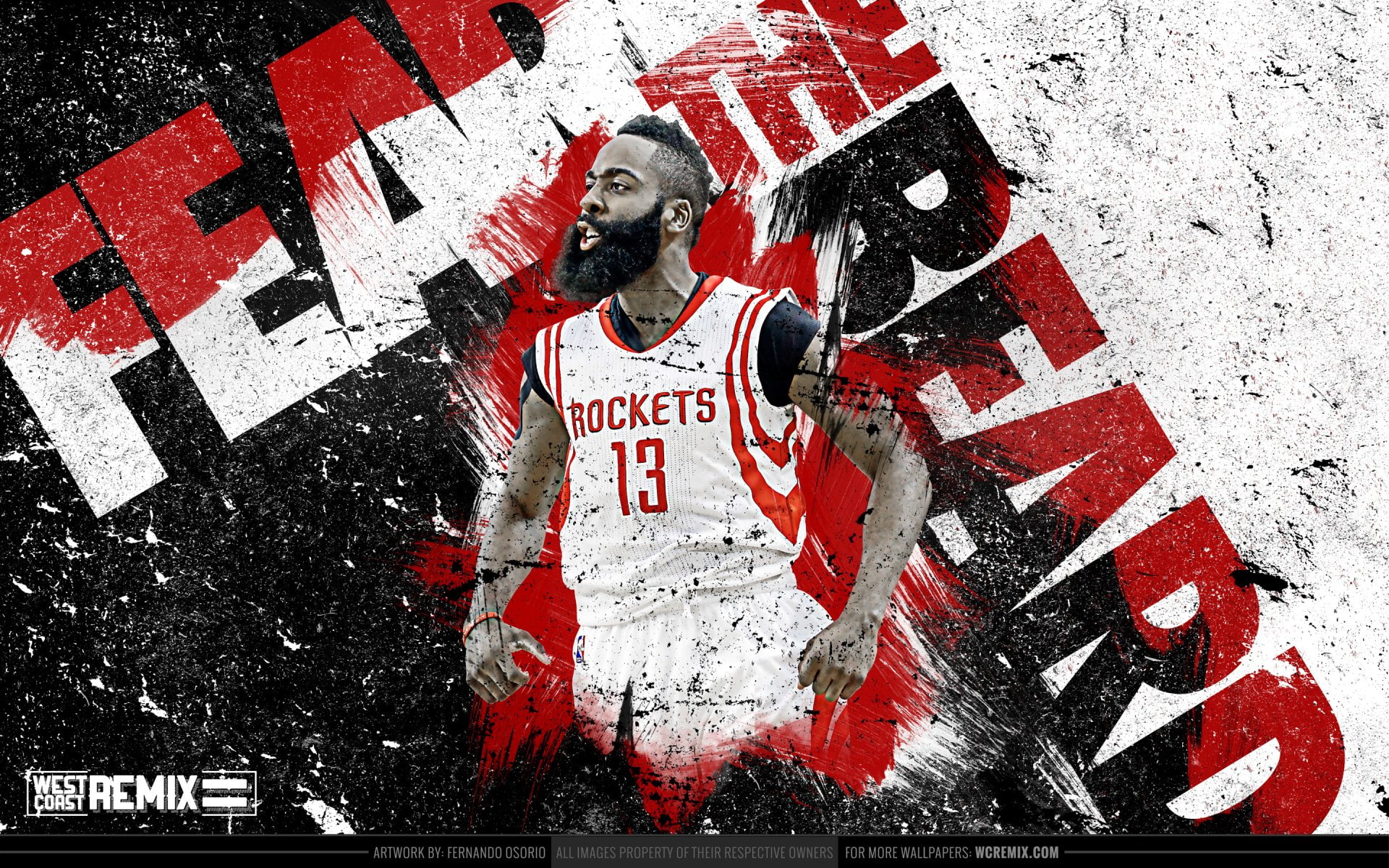 architecture, city, red, outdoors, sign, Basketball, day, white color, representation, graffiti, western script, James Harden, creativity, message, art and craft, HD Wallpaper