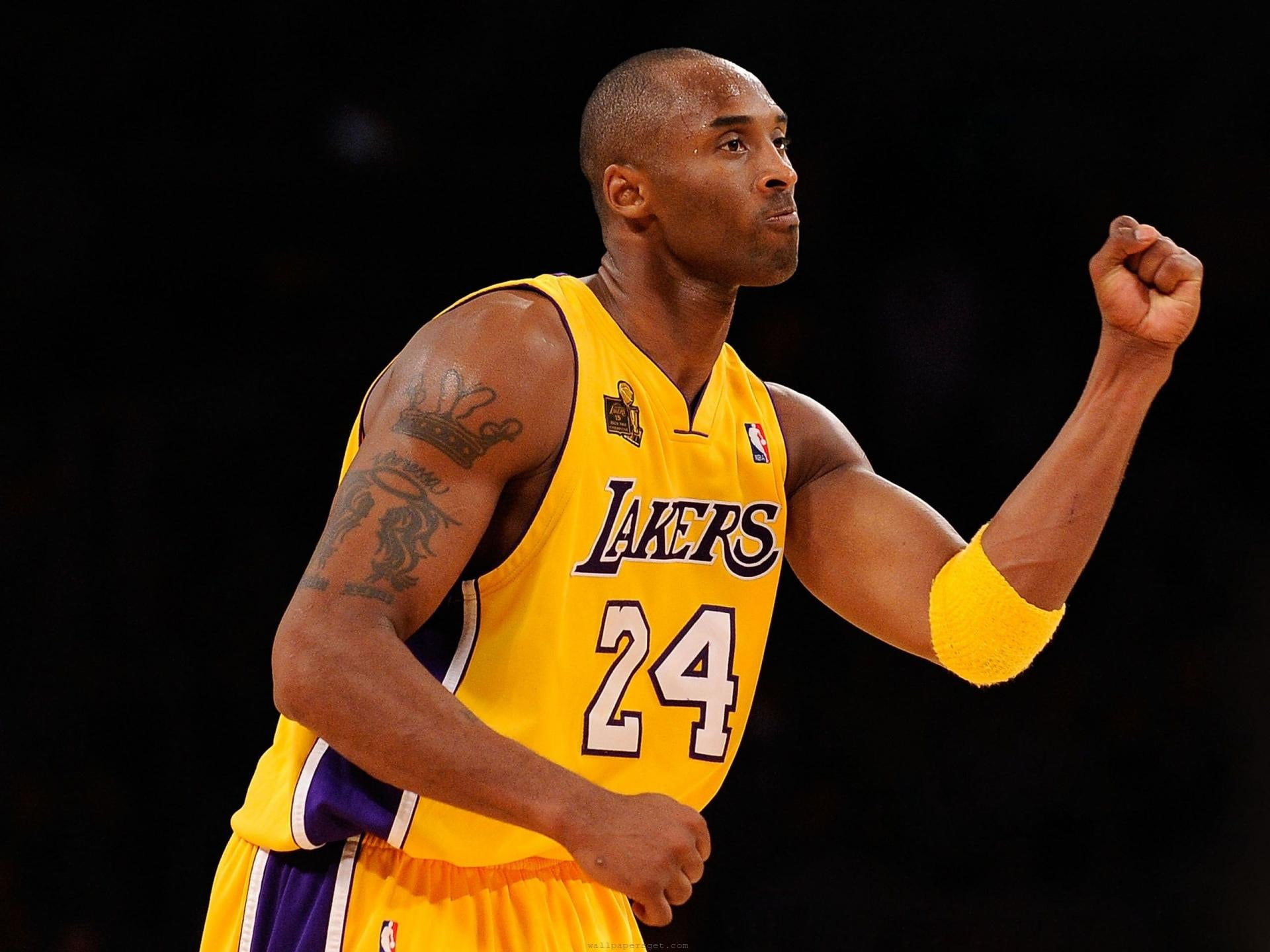 competition, adult, yellow, waist up, sportsman, studio shot, black background, kobe bryant  for mac, sport, healthy lifestyle, portrait, tank top, mid adult, HD Wallpaper