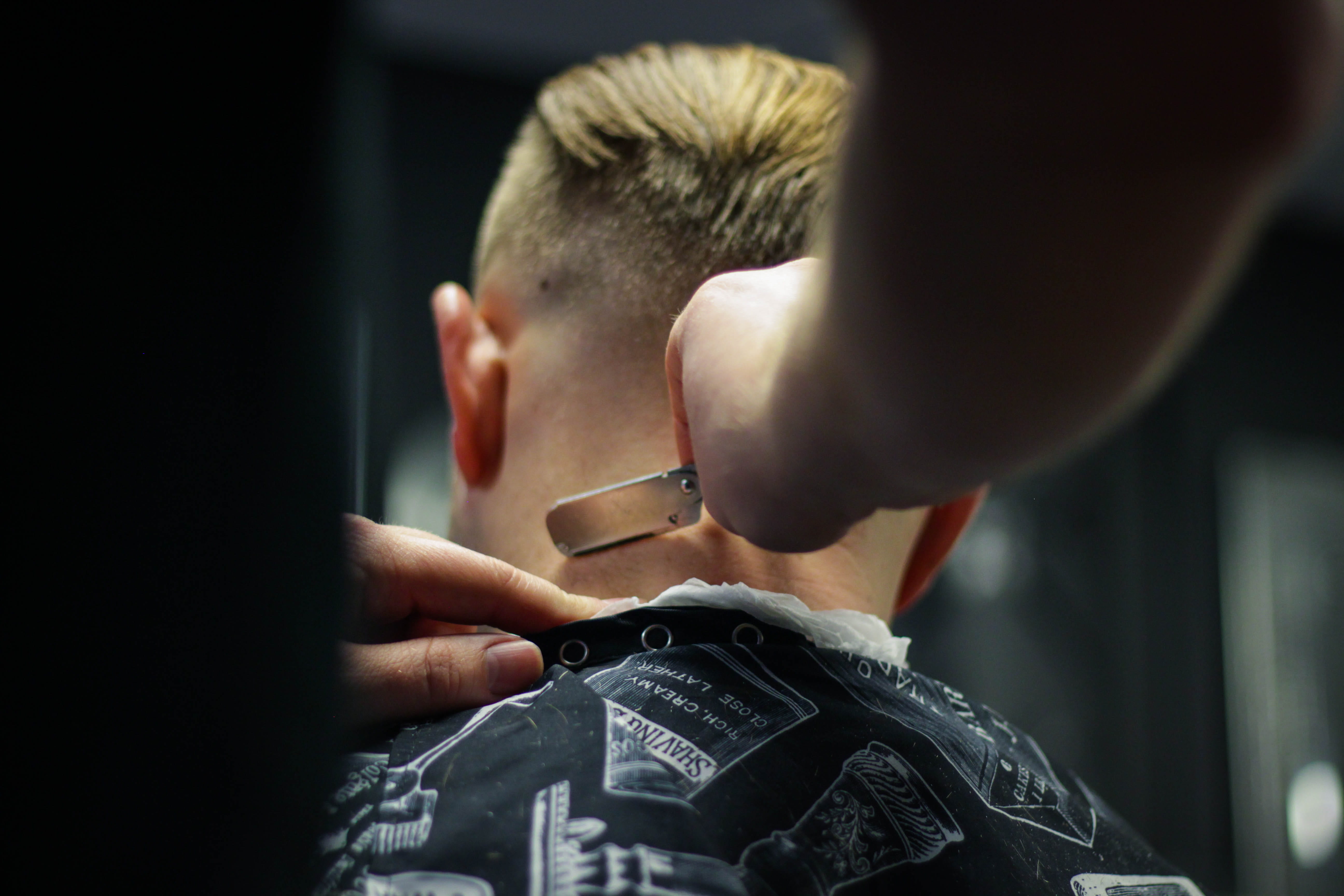 men, rear view, holding, human body part, male, 5K, haircut, s, close-up, man, razor, working, hand, shaving, occupation, one person, human hand, finger, HD Wallpaper