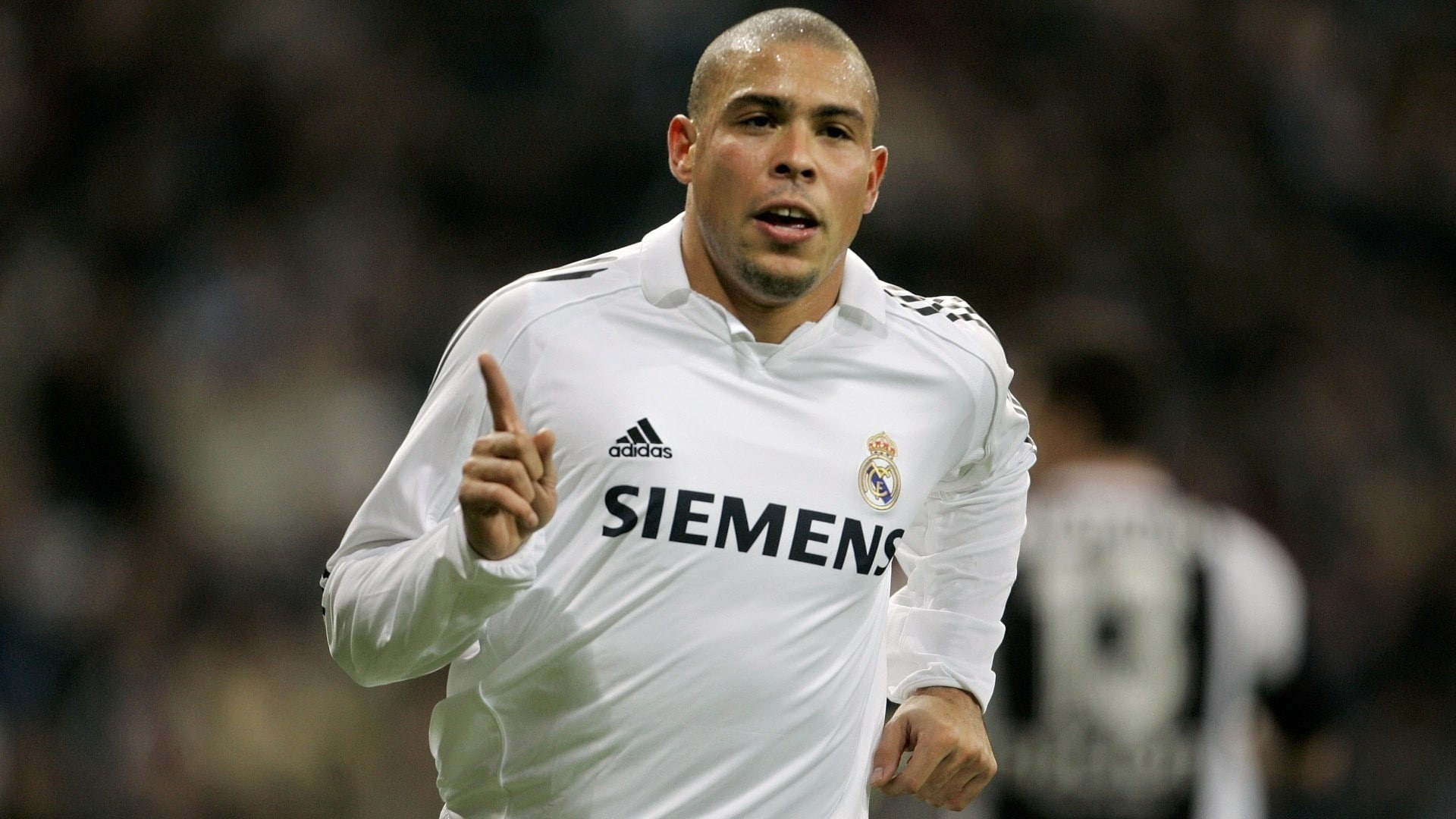 adult, portrait, men, government, protection, uniform, 1080P, shaved head, one person, young adult, confidence, standing, security, real madrid ronaldo legend no9 travesti, HD Wallpaper