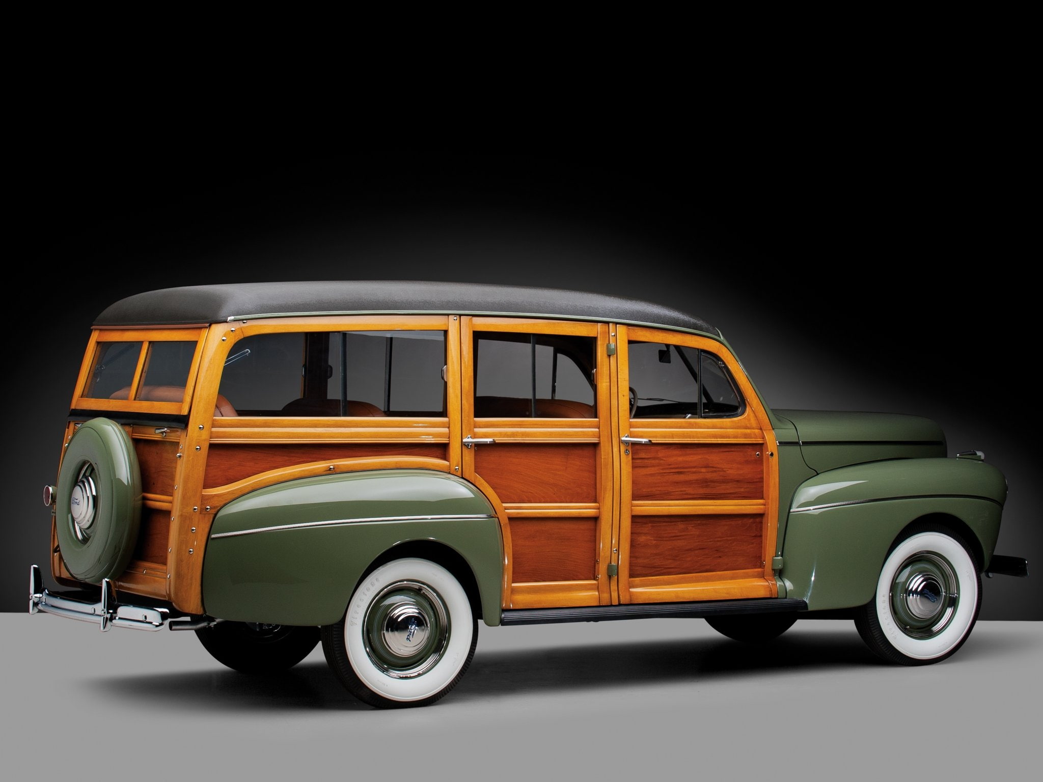 1941, deluxe, v 8, stationwagon, 1080P, ford, super, retro, 11a 79b, woody, HD Wallpaper