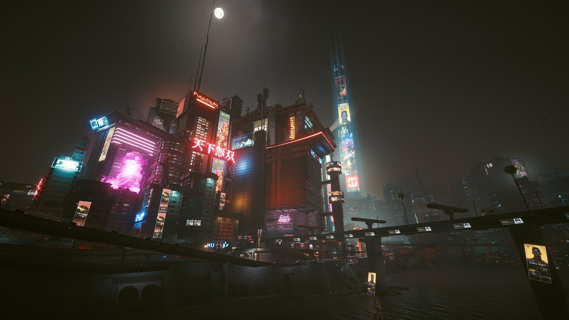 vaporwave, cyberpunk, 1080P, synthwave, Cyberpunk 2077, CD Projekt RED, HD Wallpaper
