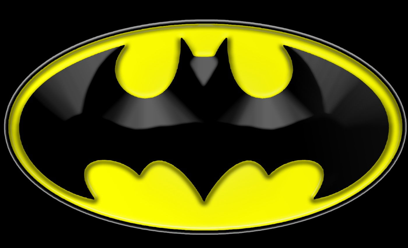 Batman Symbol, illuminated, dc, studio shot, design, geometric shape, interface Icons, isolated, shiny, Batman, paint, black Color, sign, reflection, indoors, HD Wallpaper