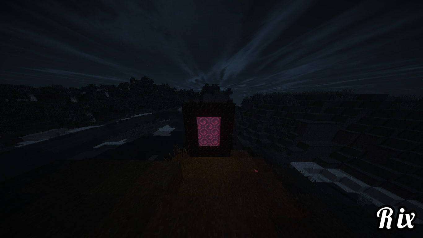 Minecraft, 720P, Video Game, Nether portal, HD Wallpaper
