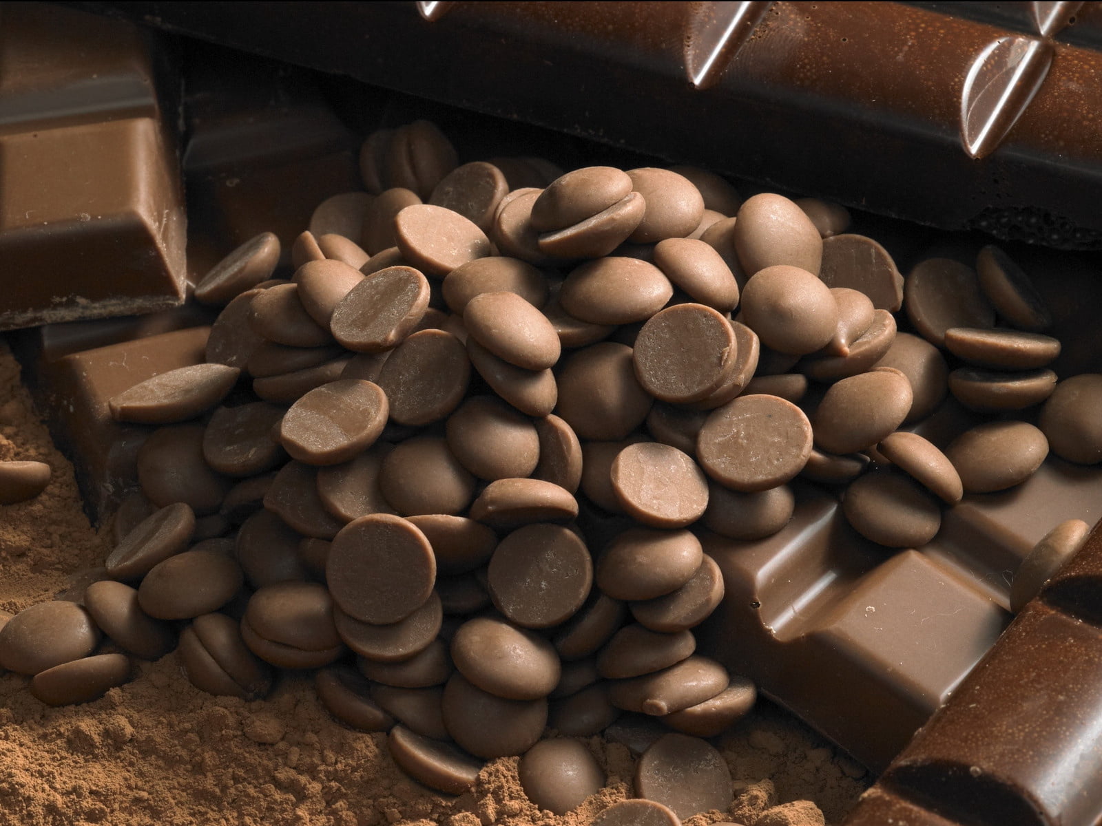 chocolate Candy, sugar, caffeine, business, bean, dark, assorted, macro, black Color, heap, preparation, addiction, brown, coffee - drink, large group of objects, HD Wallpaper