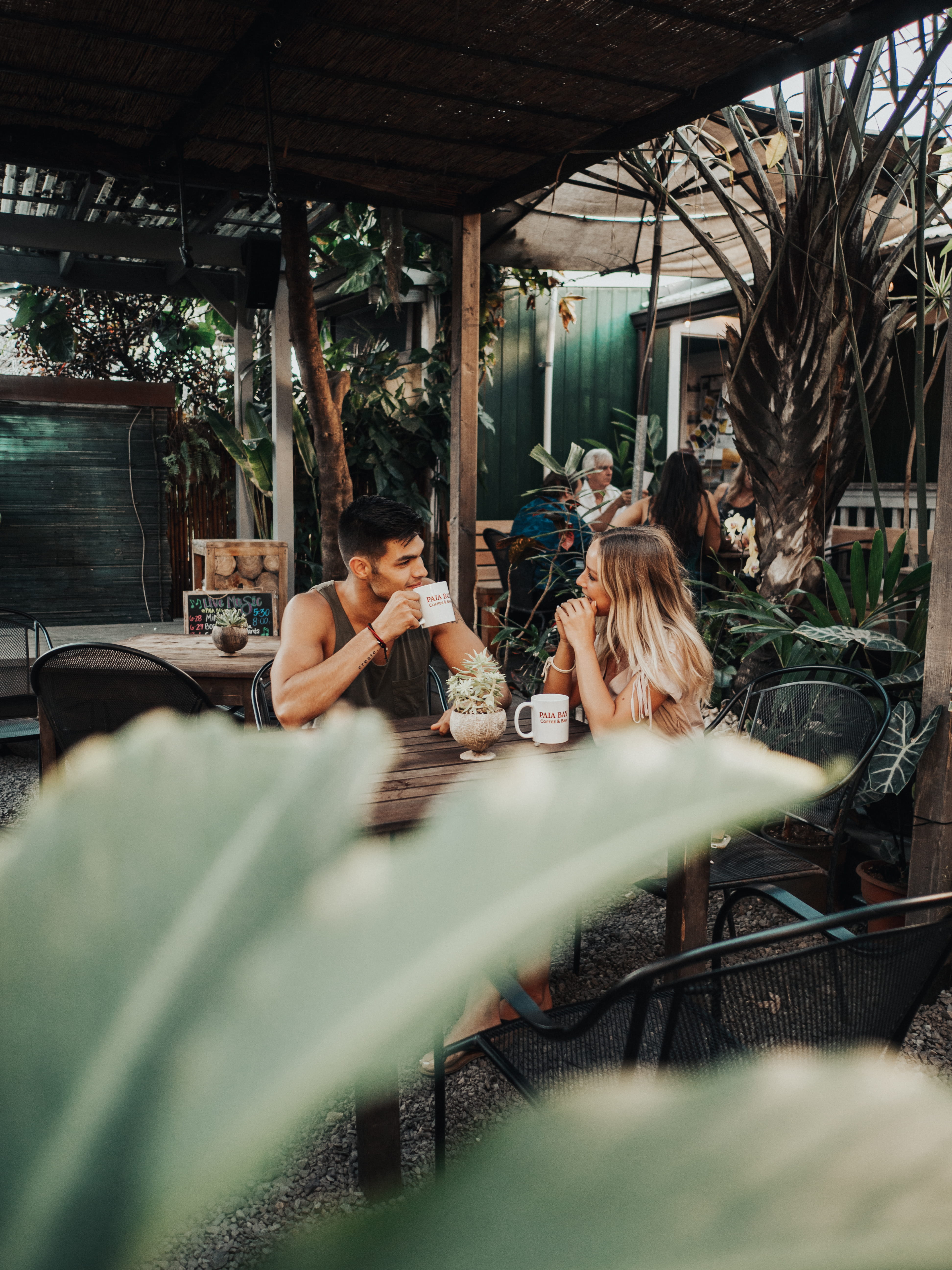 woman, women, summer, cafe, adult, coffee - Drink, females, vacations, relaxation, fun, young Adult, caucasian Ethnicity, lovers, tourist, smiling, wooden, Phone HD Wallpaper