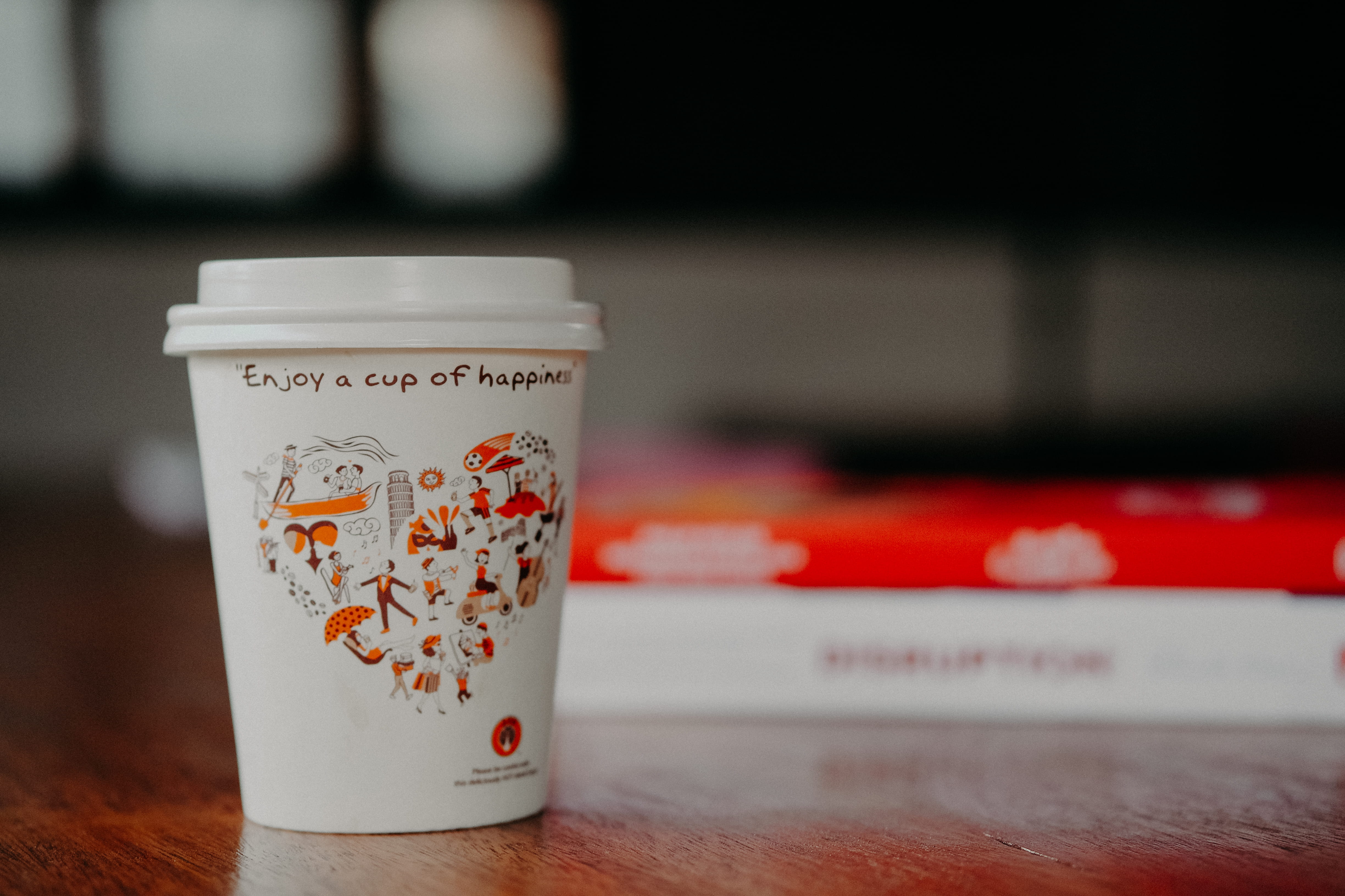coffee shop, book, household equipment, reading, communication, plastic, white, photography, happiness, drink, happy, disposable, wood, western script, HD Wallpaper