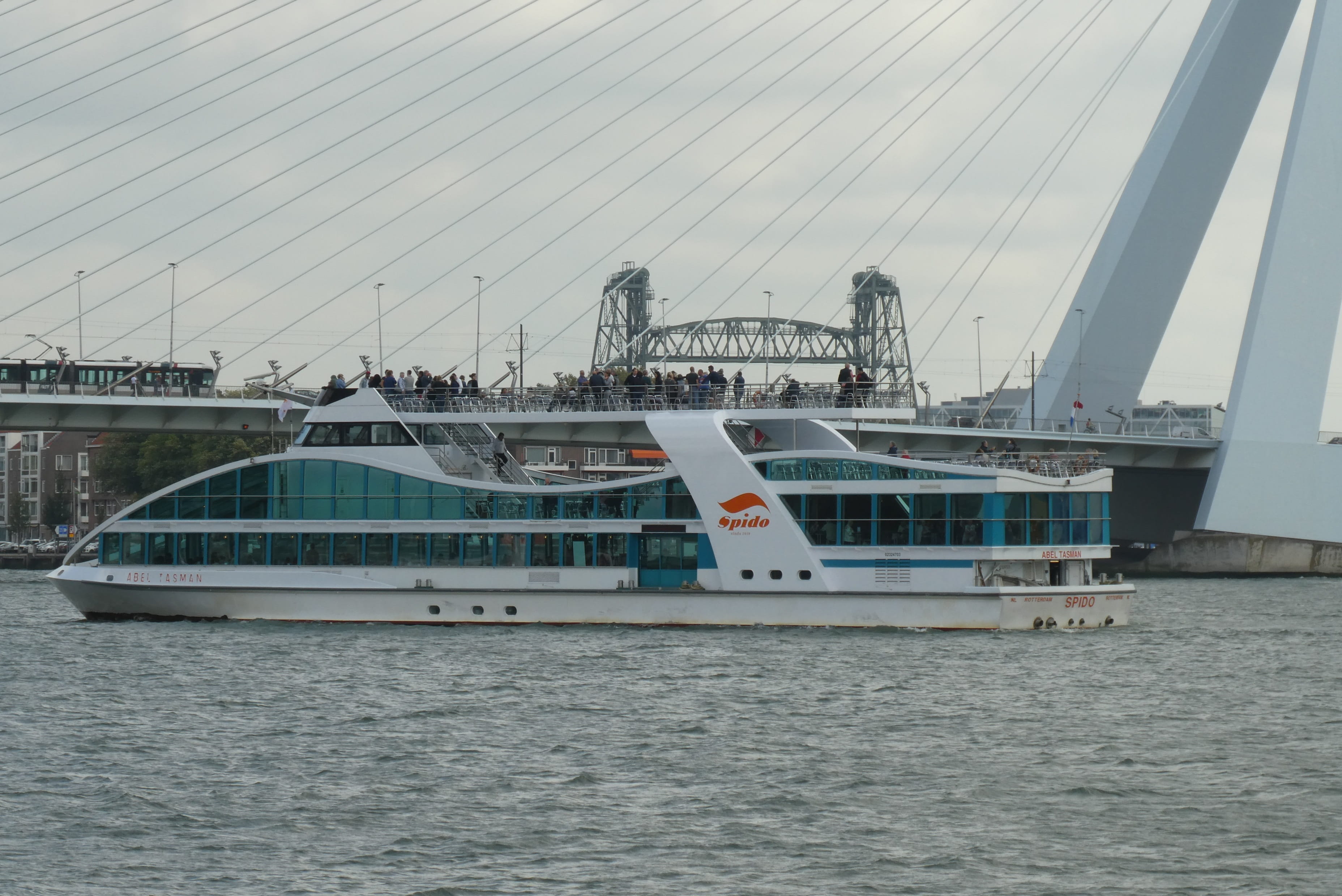holland, port, city, spido, sailing, waterfront, architecture, 2K, nautical vessel, transportation, vote, rotterdam, panoramic, outdoors, travel, passenger craft, HD Wallpaper
