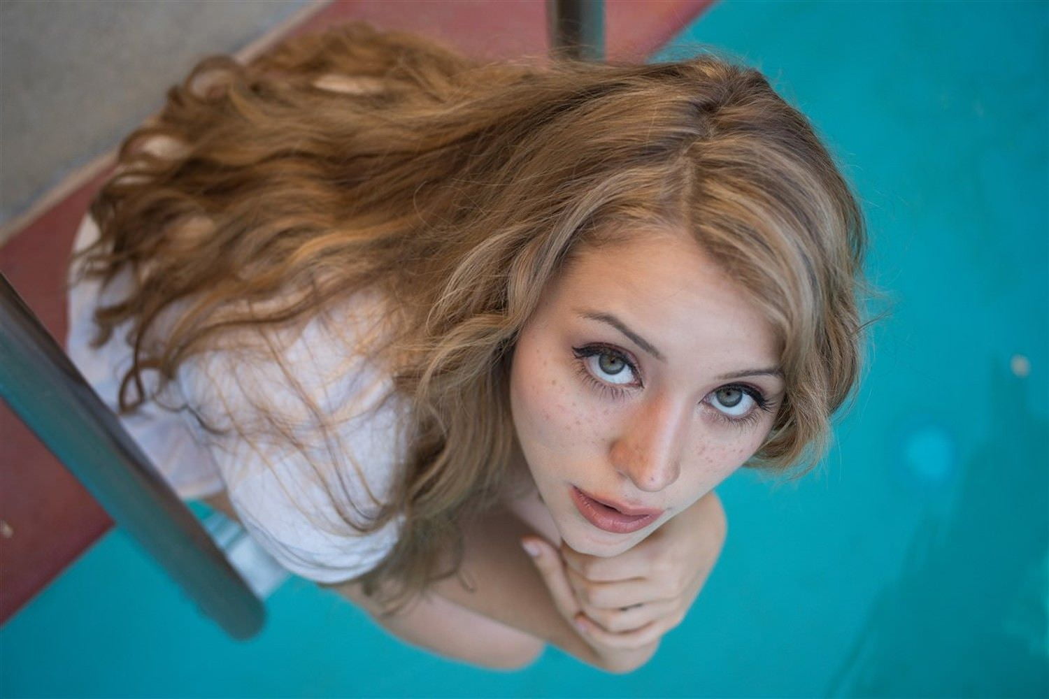 green eyes, Caylee Cowan, 720P, women, HD Wallpaper