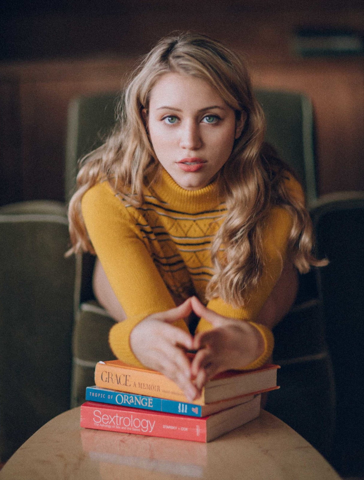 green eyes, women, Caylee Cowan, 720P, Phone HD Wallpaper