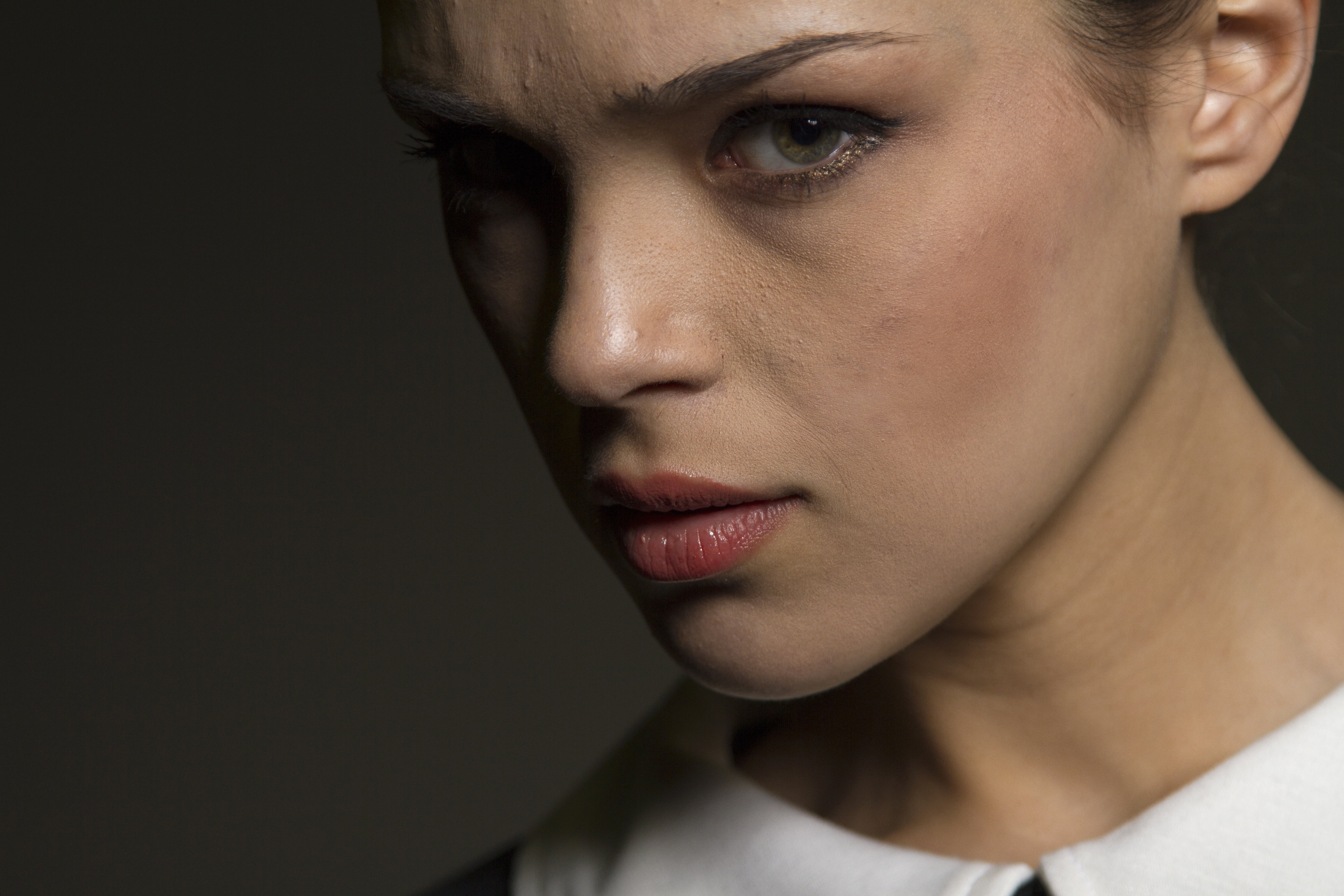 wearing, young adult, face, body part, beauty, beautiful woman, young, headshot, people, eyes, adult, one woman only, young model, model, teardrop, serious, HD Wallpaper