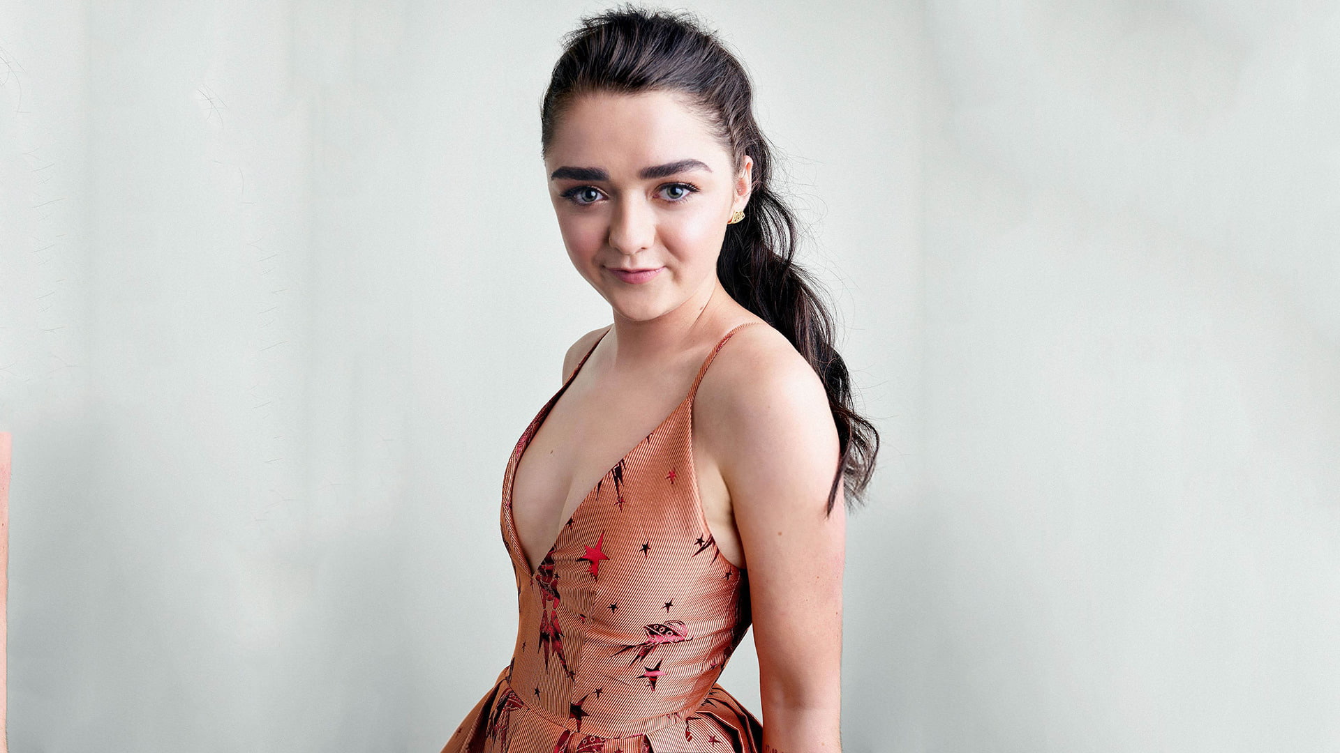 1080P, hot, williams, maisie, HD Wallpaper