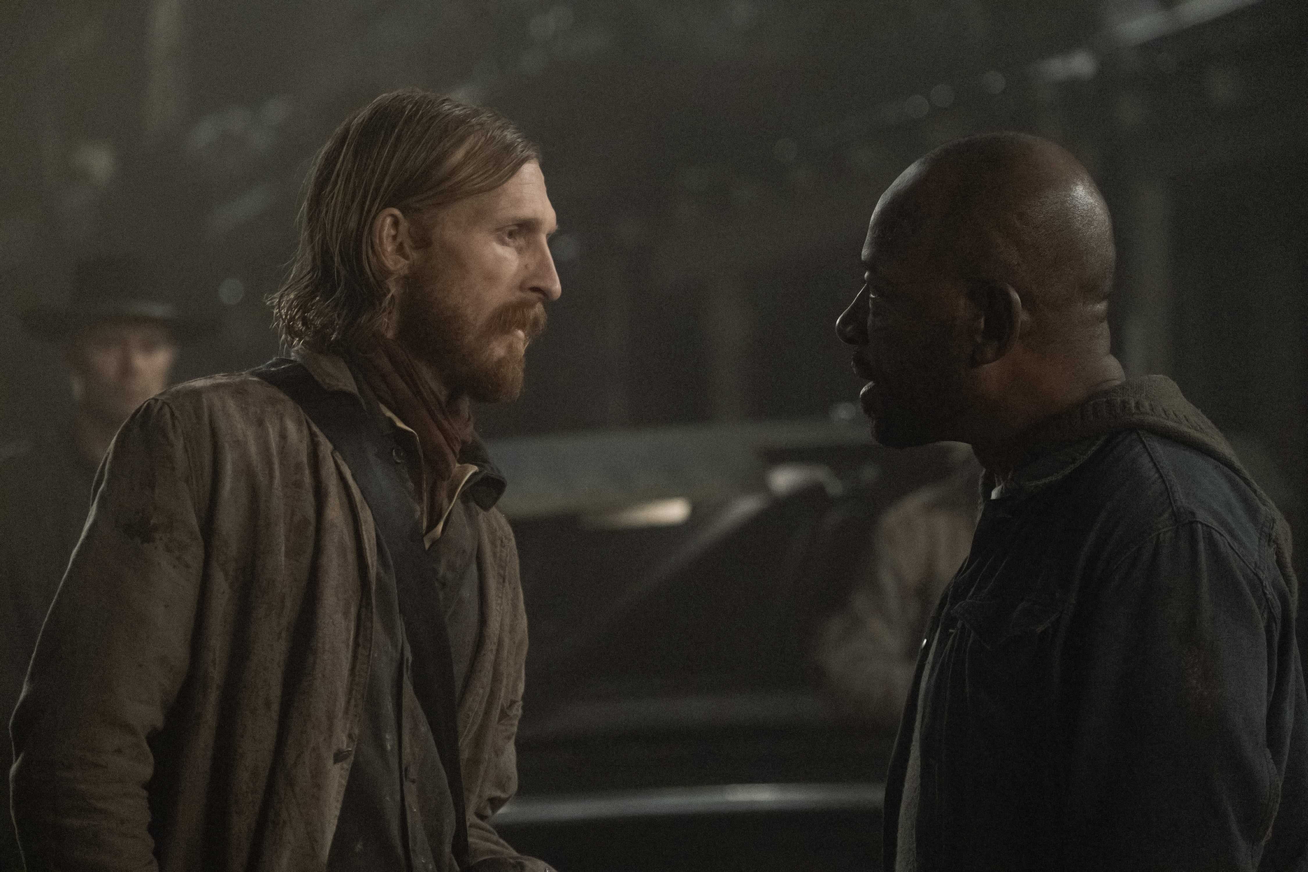 Dwight (The Walking Dead), Morgan Jones, Fear the Walking Dead, Lennie James, 4K, Austin Amelio, TV Show, HD Wallpaper