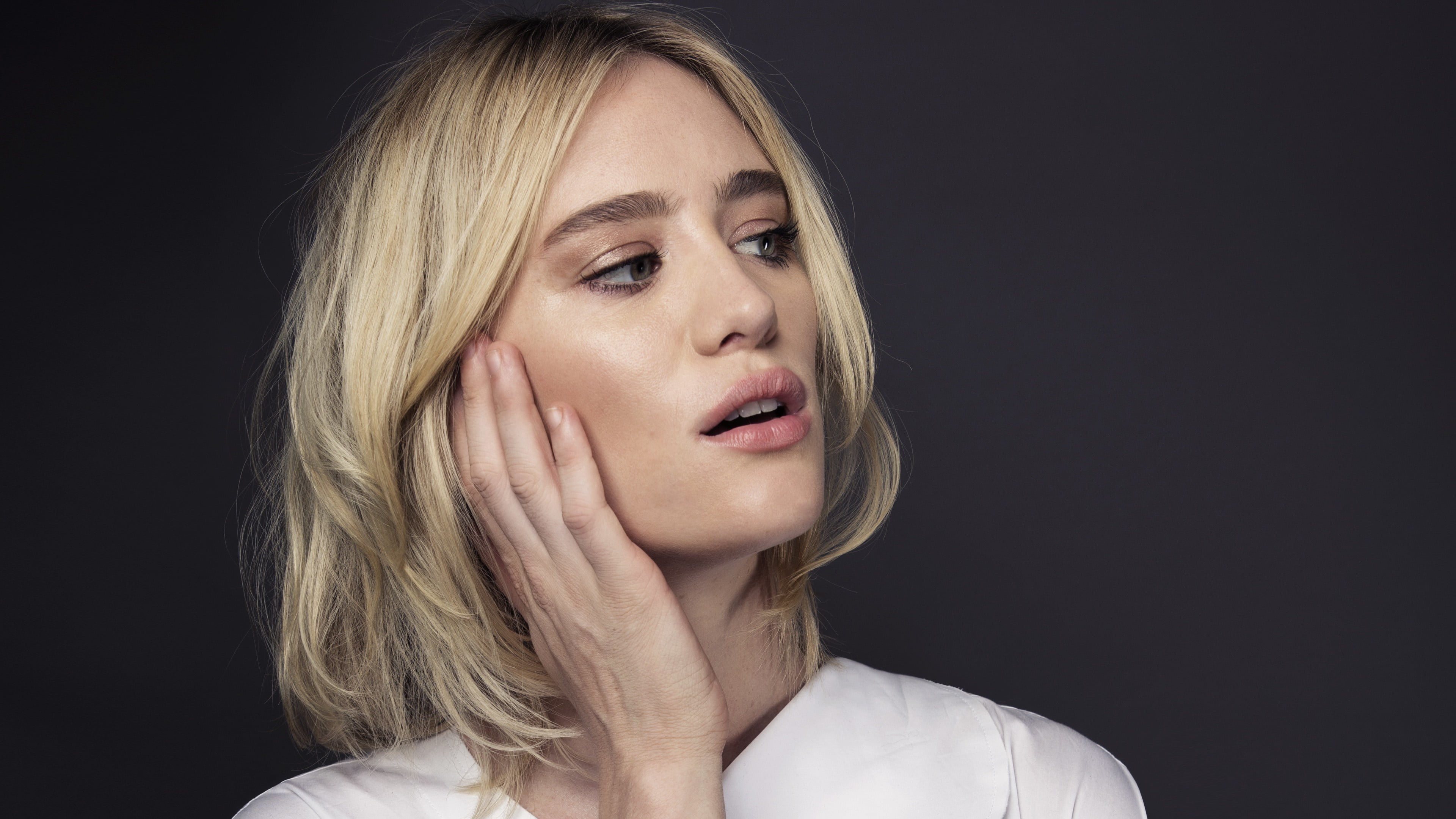 Actresses, Mackenzie Davis, Blonde, Canadian, Face, 4K, Actress, HD Wallpaper