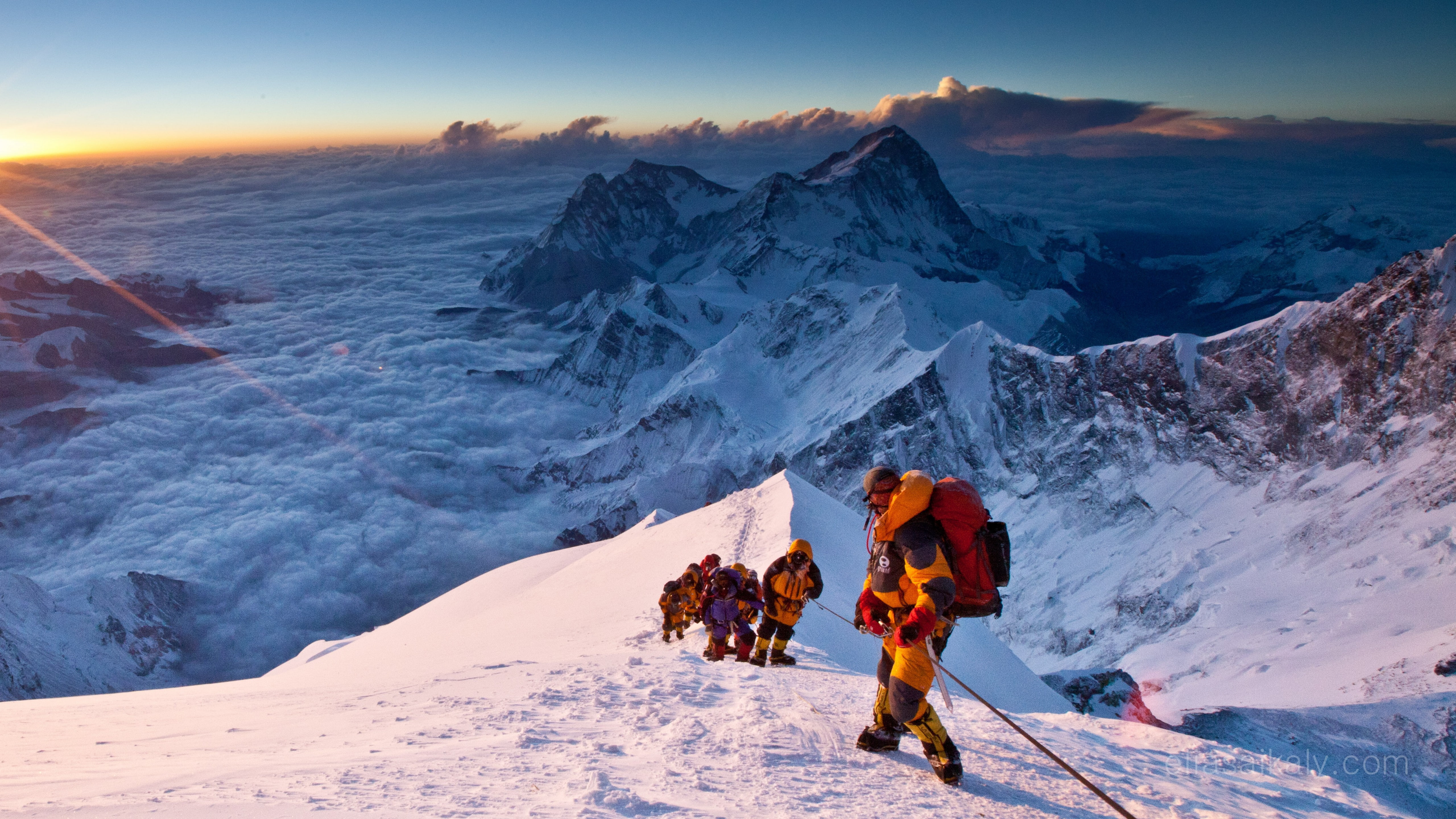 mountain, John Hawkes, people, climbs, Josh Brolin, sunrise, Everest, snowy, Robin Wright, 5K, Jake Gyllenhaal, drama, Jason Clarke, HD Wallpaper