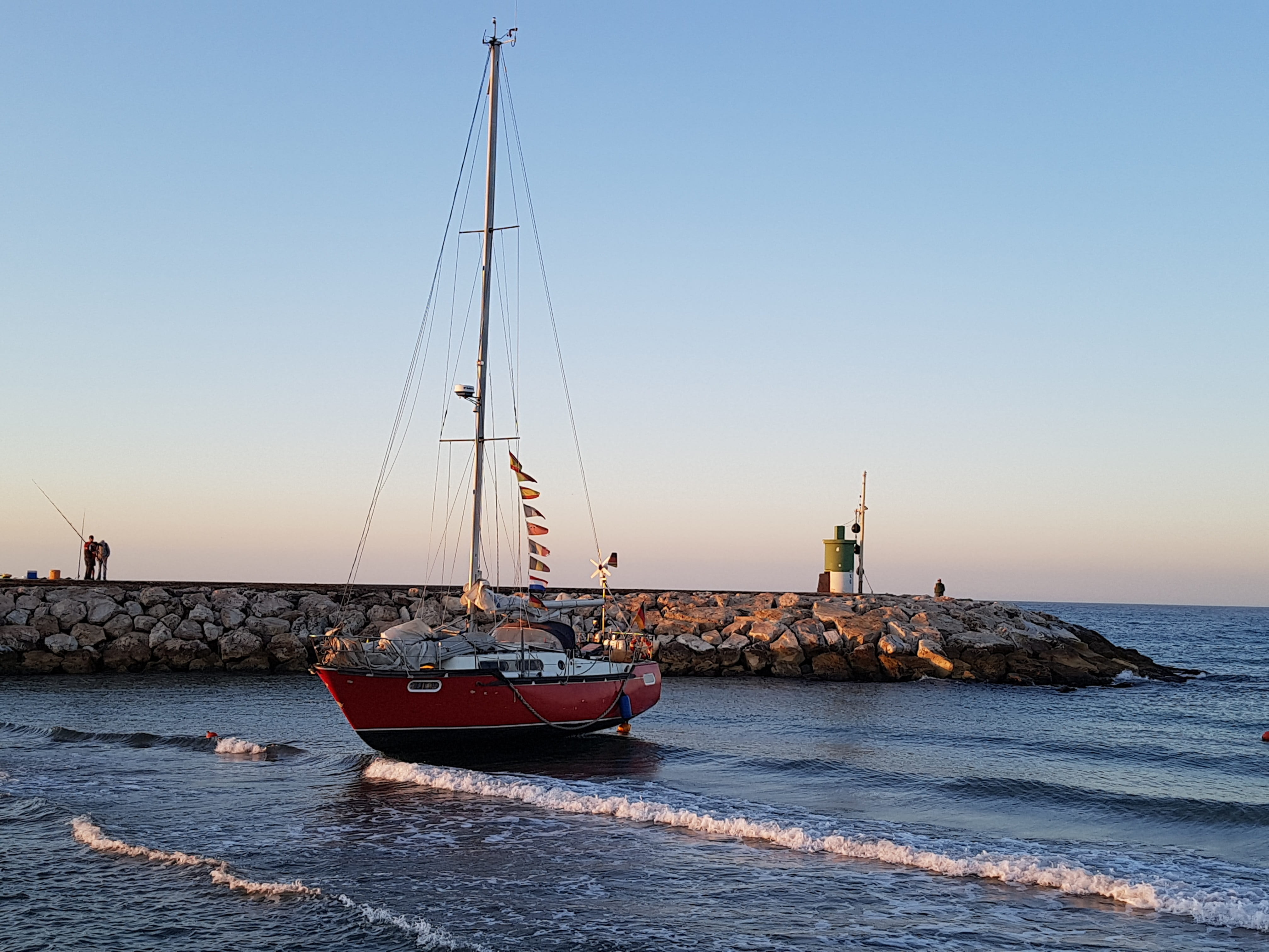 error, mode of transportation, waterfront, clear sky, 4K, dawn, horizon, candles, horizon over water, sea, anchored, scenics - nature, good luck, no people, HD Wallpaper