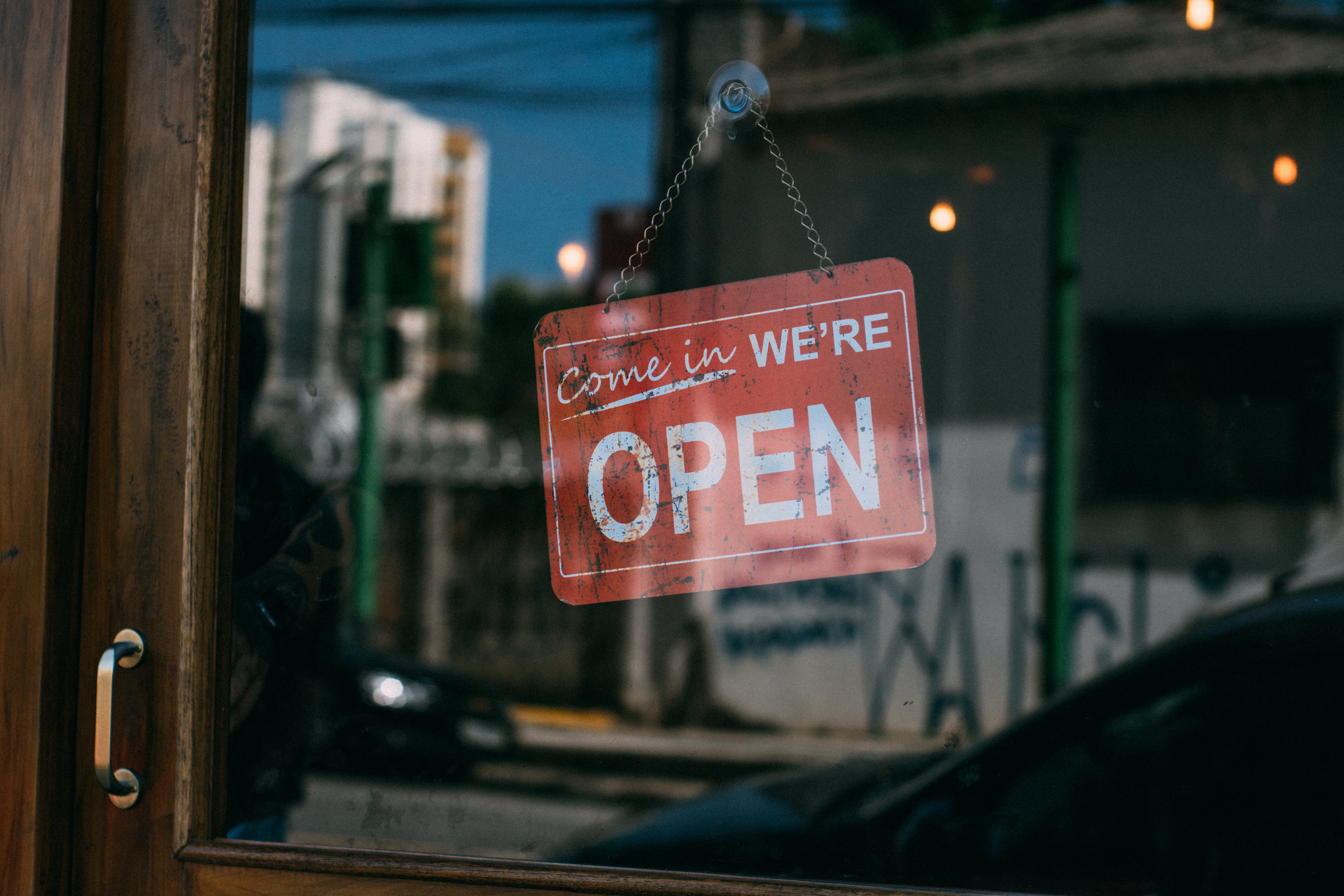 no people, indoors, focus on foreground, graffiti, shop, text, close-up, capital letter, hanging, transparent, city, car, business, transportation system, HD Wallpaper