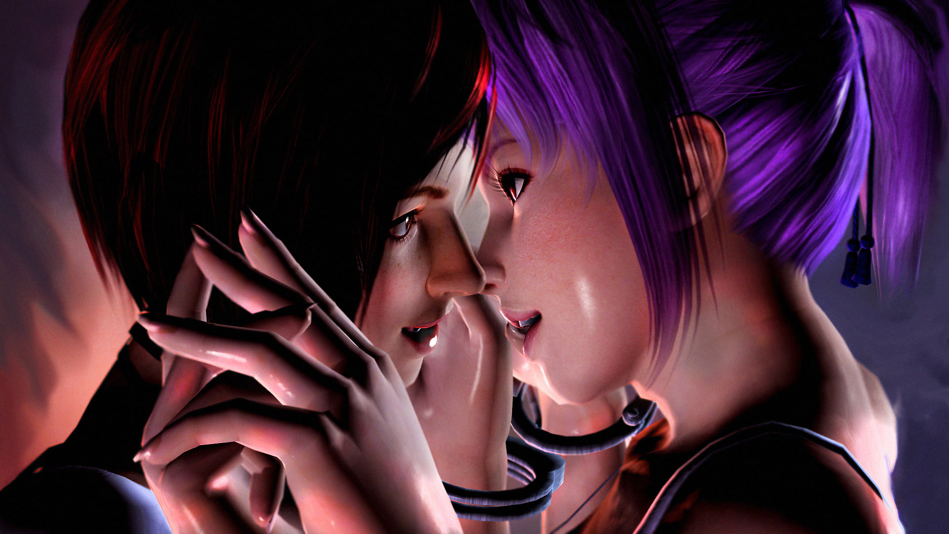 games, 1080P, music, anime girl, fashion, portrait, headshot, beautiful woman, dead or alive, hd, studio shot, indoors, clubbing, women, couple - relationship, HD Wallpaper