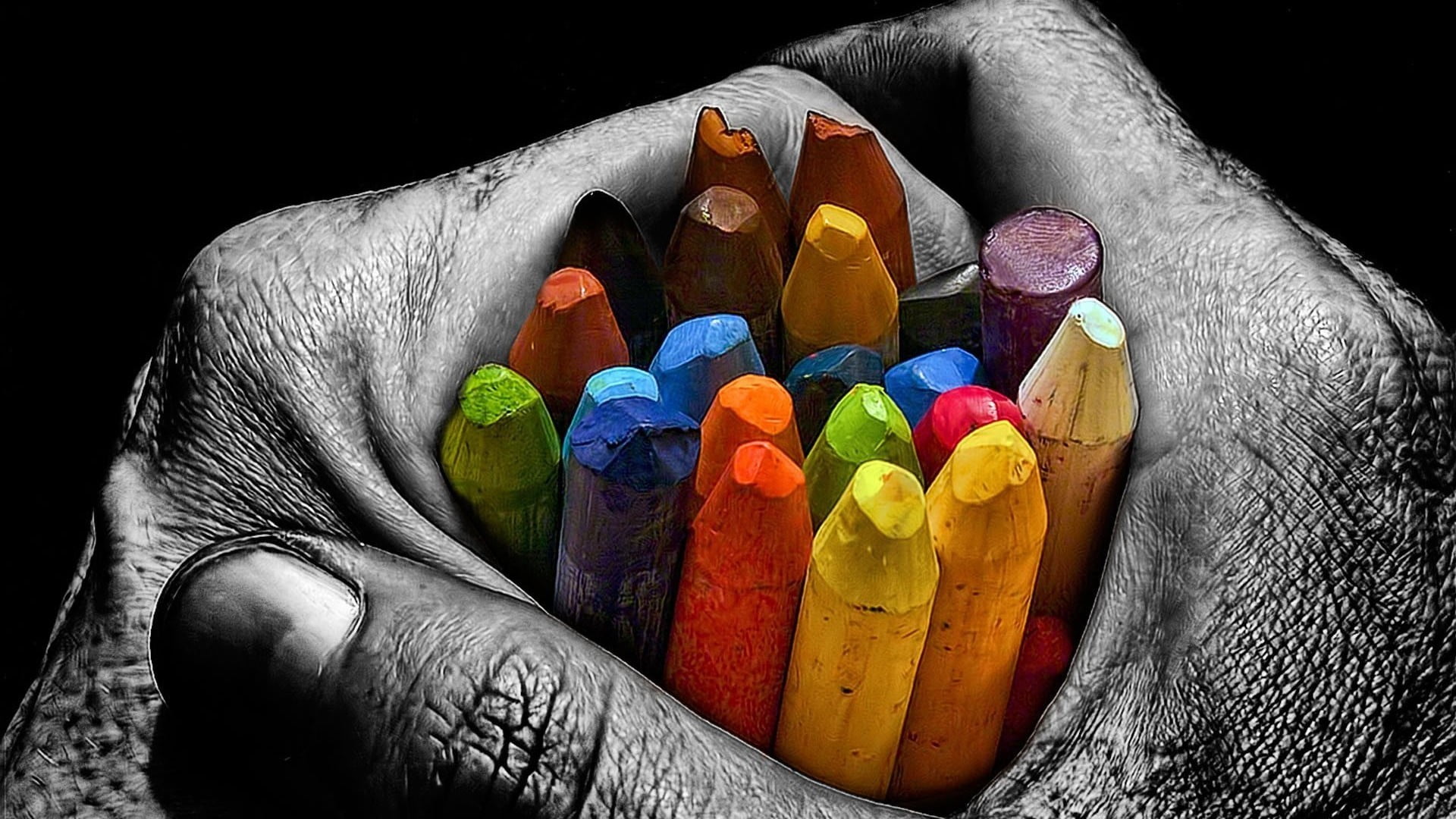 lifestyles, multi colored, choice, isolated color, studio shot, holding, one person, creativity, assorted, art and craft, abundance, selective coloring, HD Wallpaper