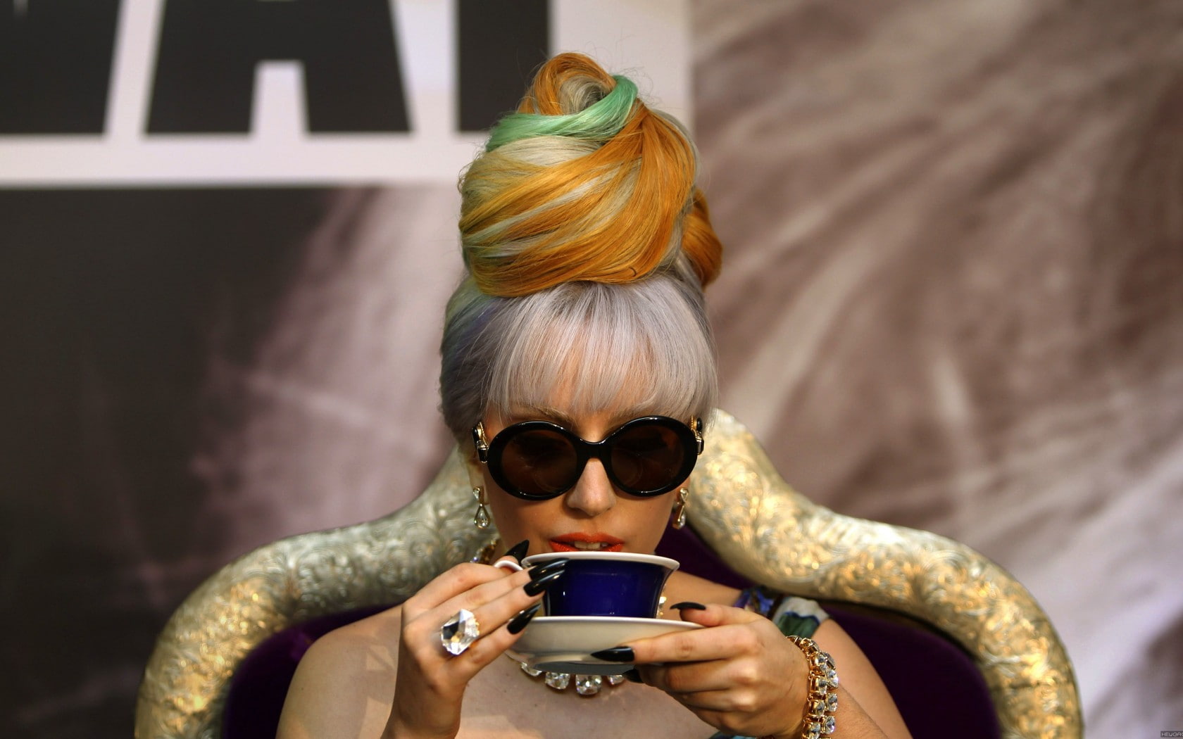 gaga, lady, hd, 720P, music, HD Wallpaper