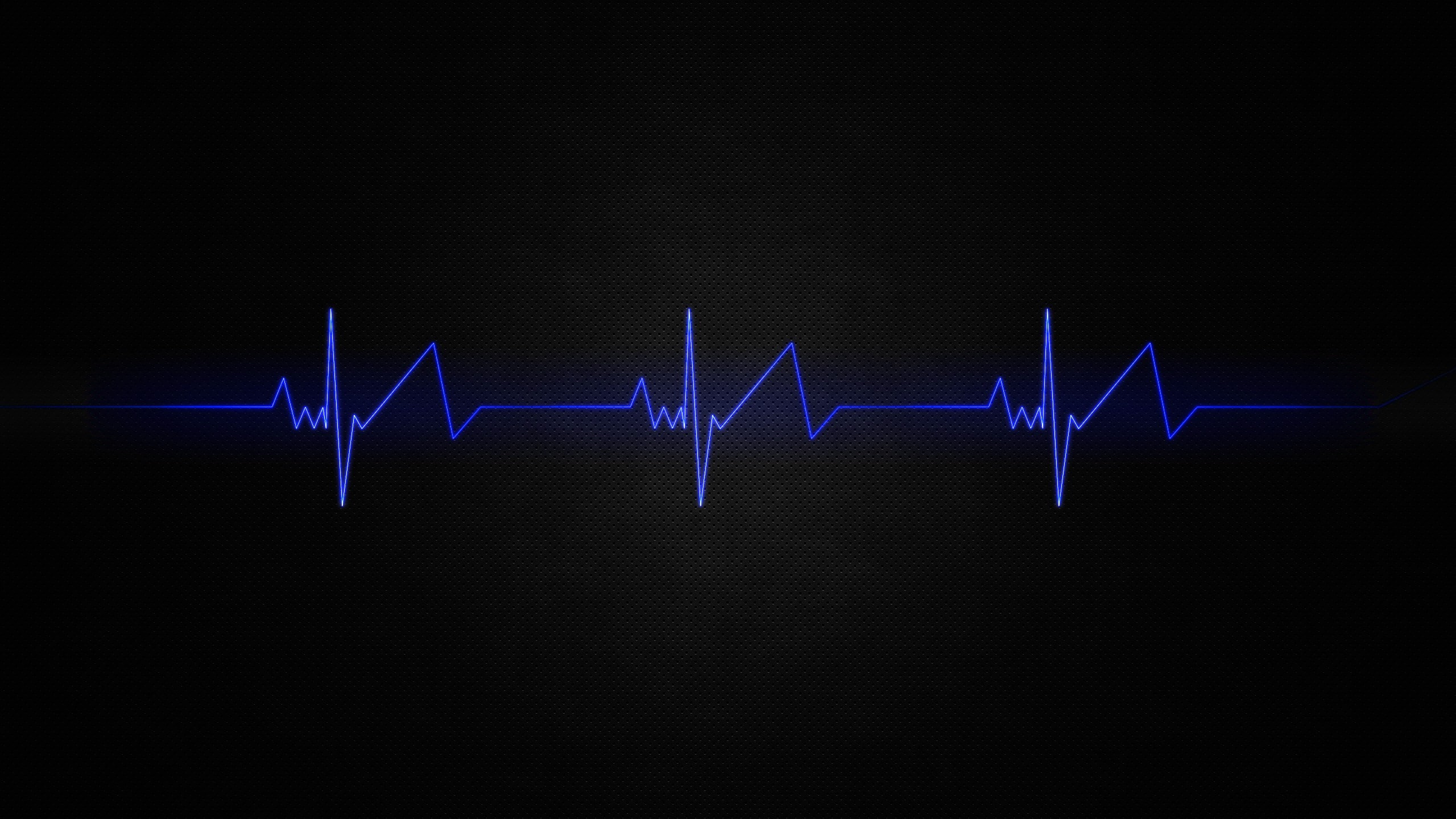 textures, light, Simple, blue, 2K, heart, Dark, minimalistic, patterns, Beat, HD Wallpaper
