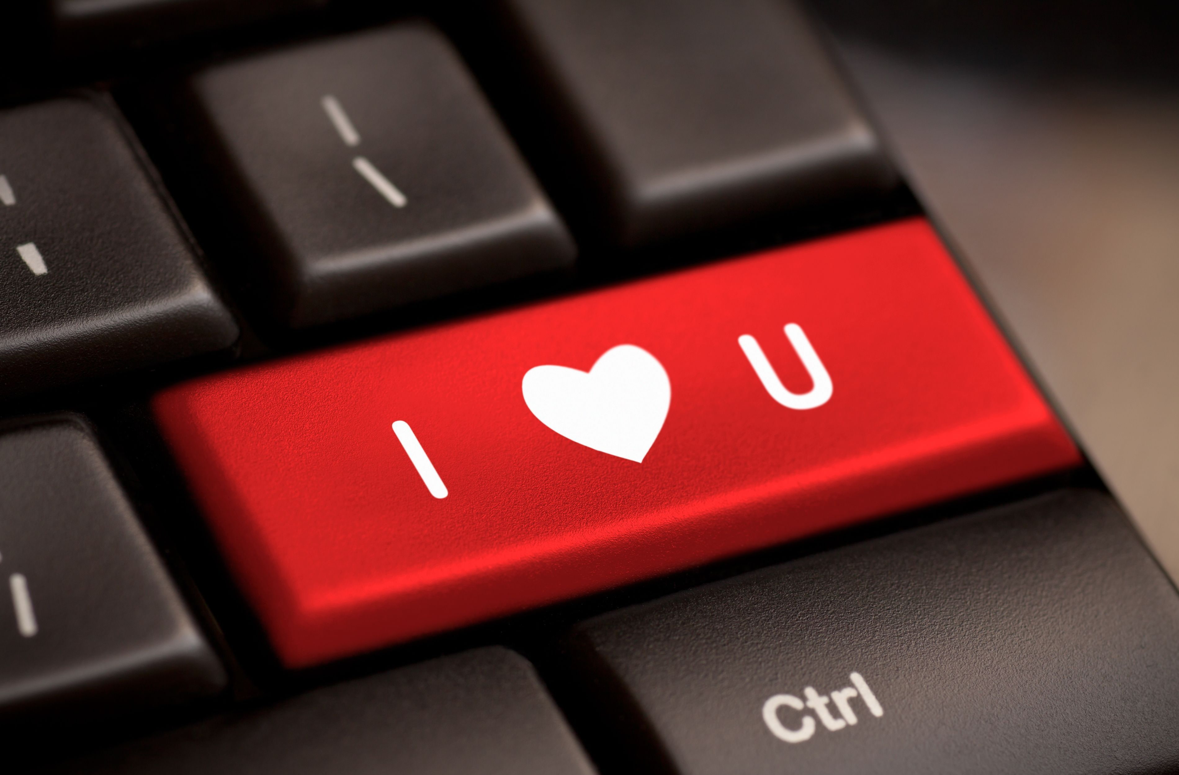 2K, I Love You, Keyboard, 4K, HD Wallpaper