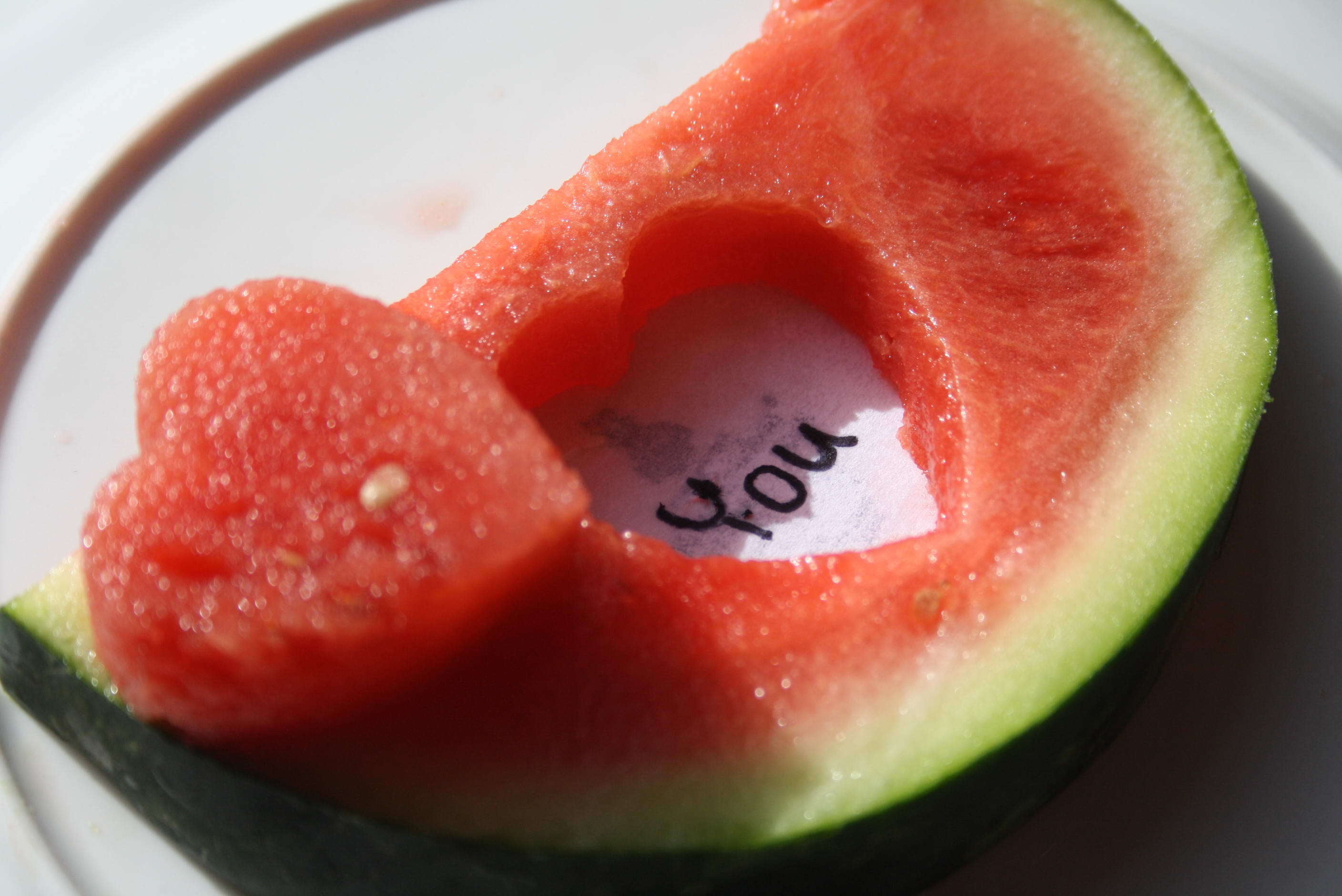 indoors, watermelon, heart, healthy Lifestyle, emotion, plate, freshness, wellbeing, vegetarian Food, macro, slice, heart shape, text, no People, red, positive emotion, HD Wallpaper