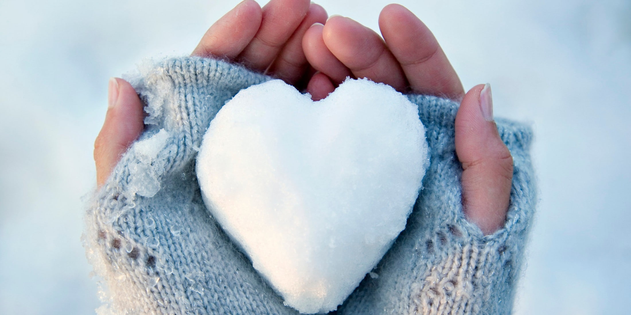 hands, heart, 1080P, snow, gloves, HD Wallpaper