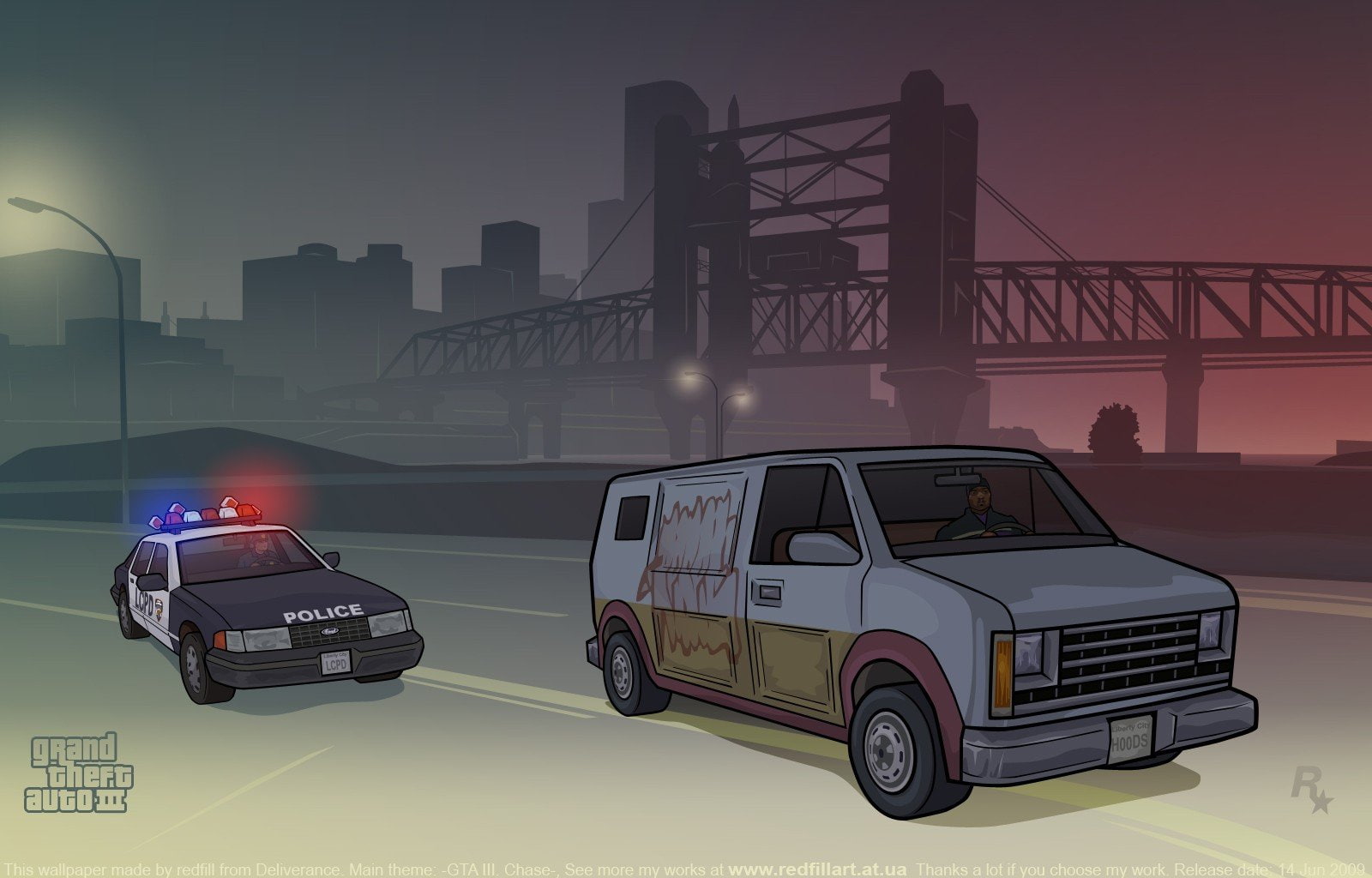 auto, grand, 720P, iii, theft, HD Wallpaper