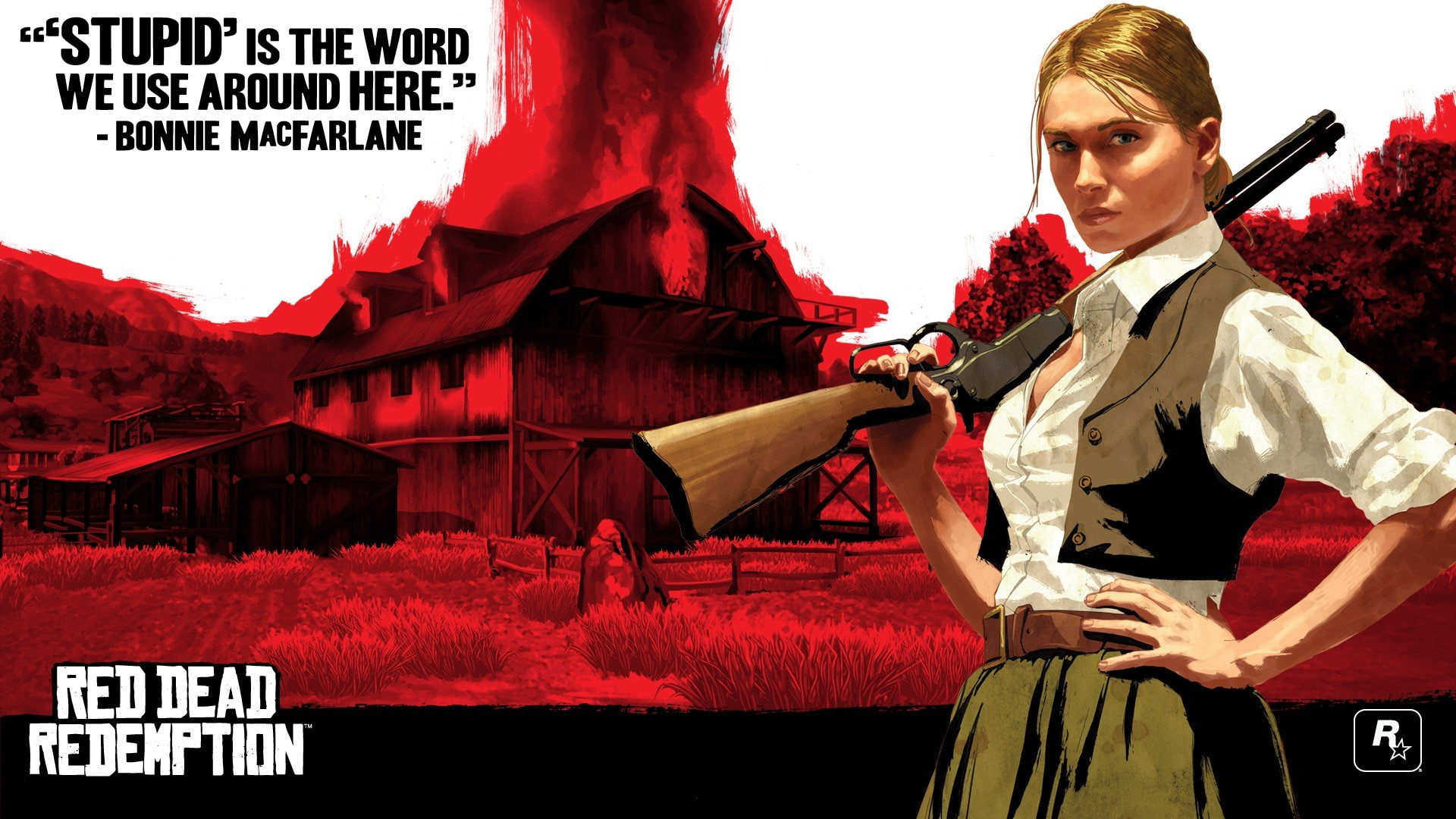 rockstar, redemption, 1080P, iii, bonnie, grand, dead, theft, auto, video, games, red, HD Wallpaper